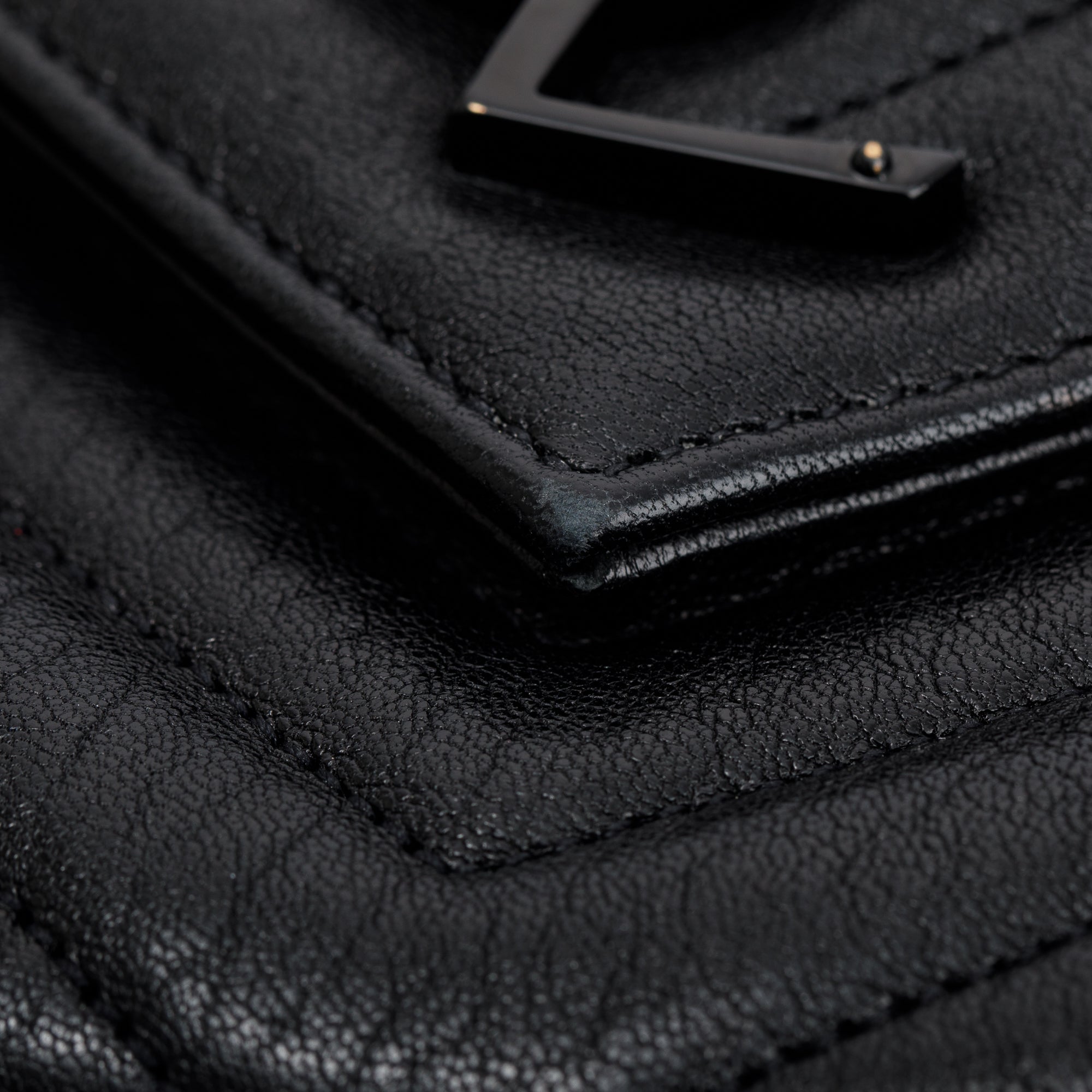 Saint Laurent Large Chevron College Bag