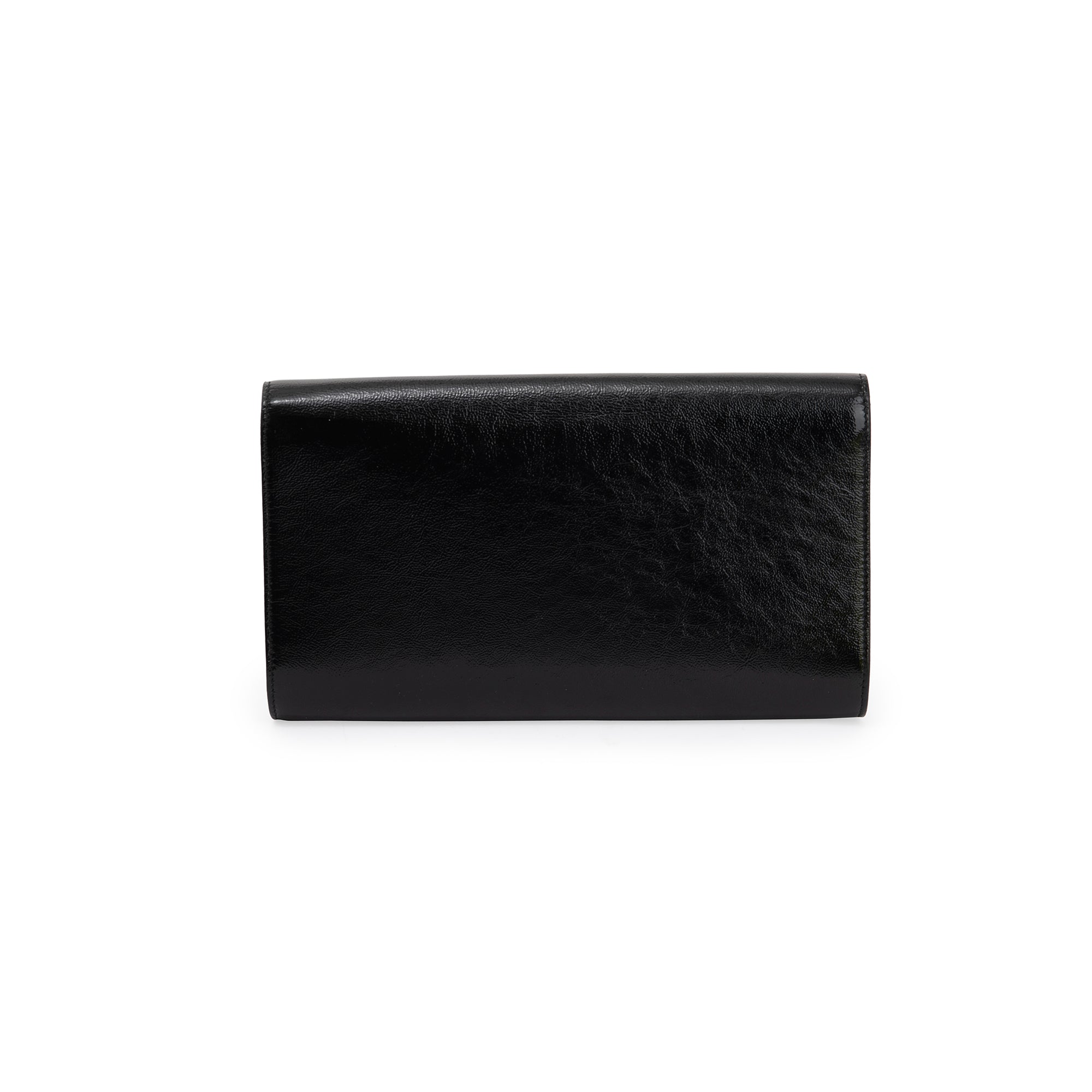 Saint Laurent Large Patent Leather Belle de Jour Clutch