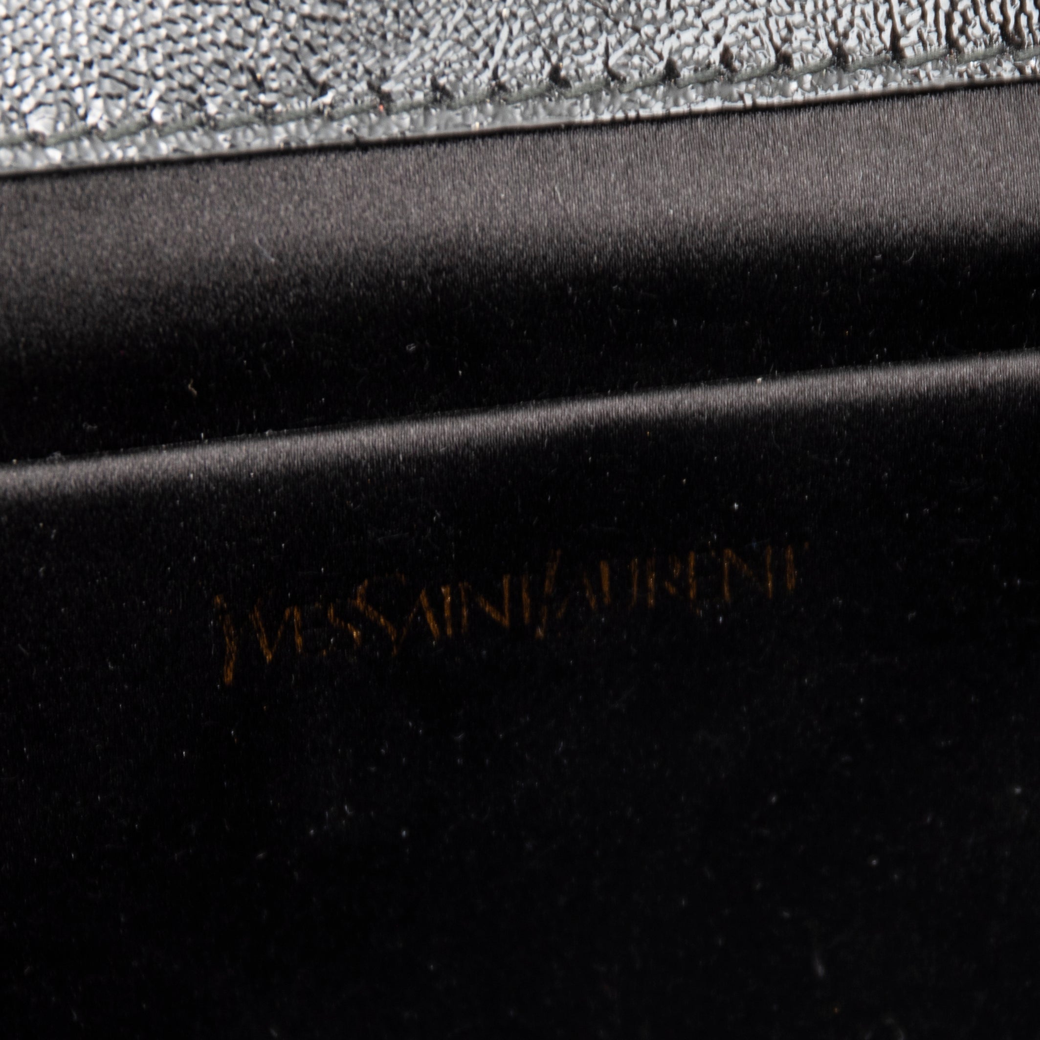 Saint Laurent Large Patent Leather Belle de Jour Clutch