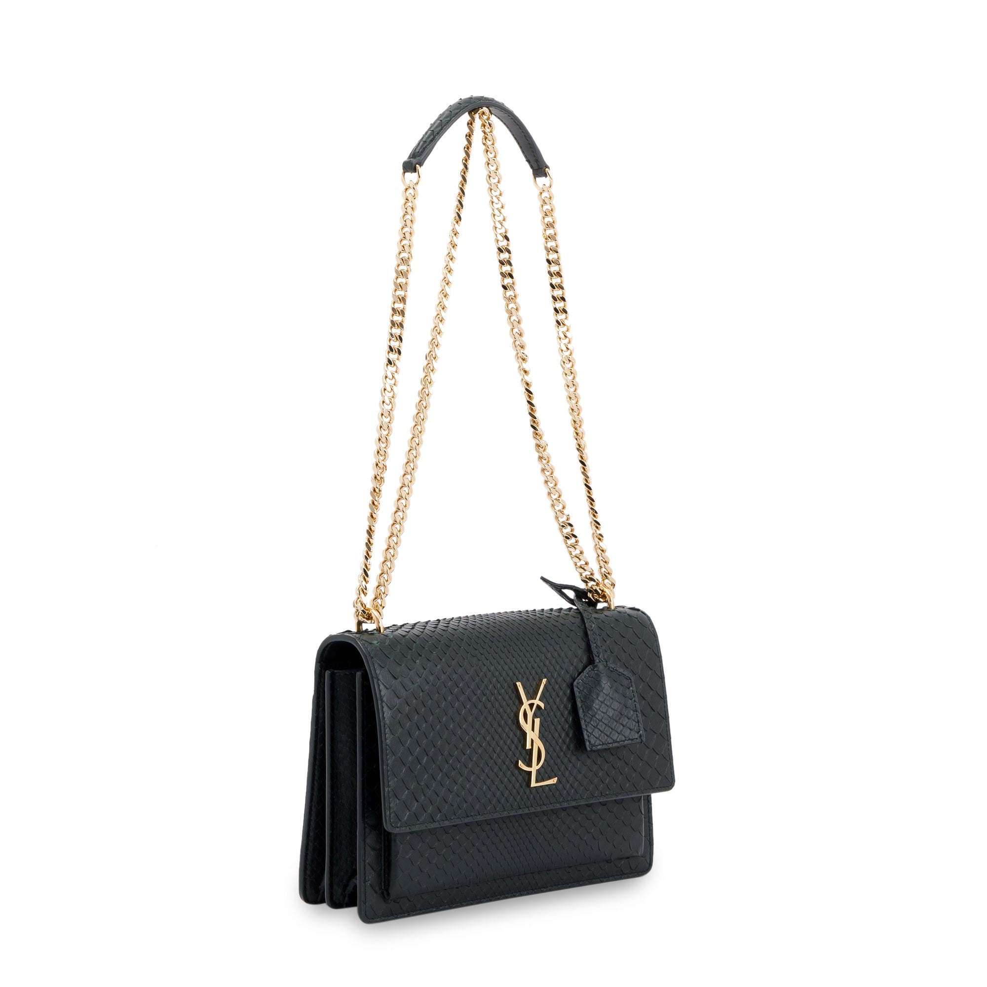 Saint Laurent Medium Python Sunset Bag