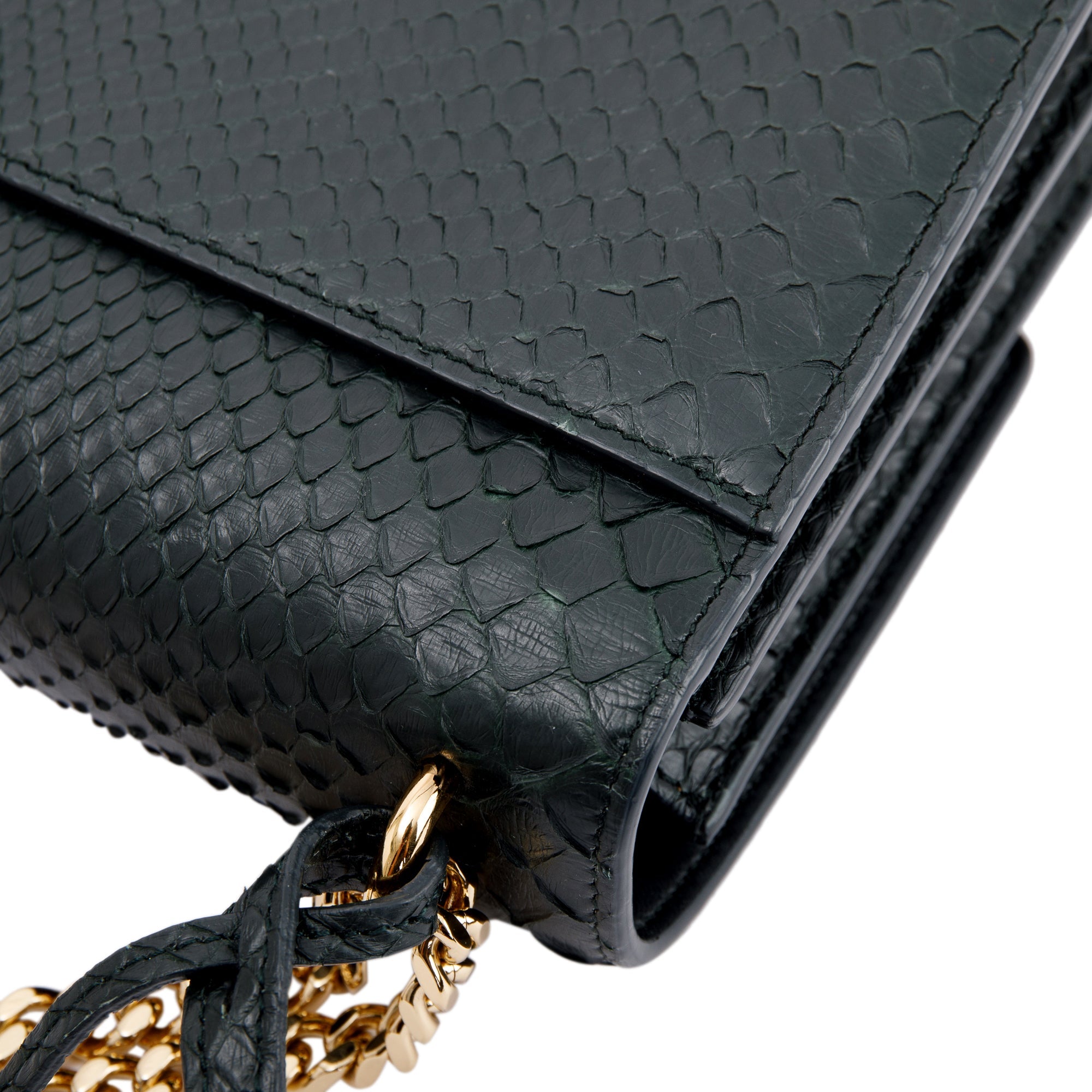 Saint Laurent Medium Python Sunset Bag