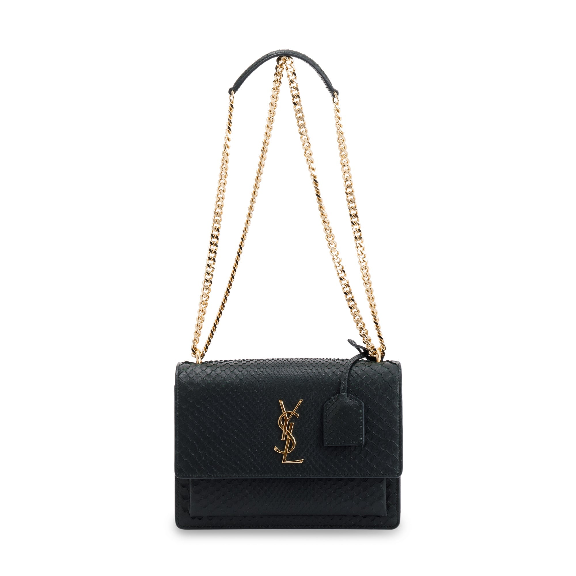 Saint Laurent Medium Python Sunset Bag