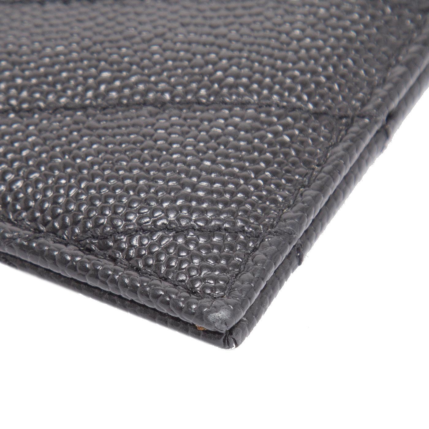 Saint Laurent Monogram Leather Card Holder