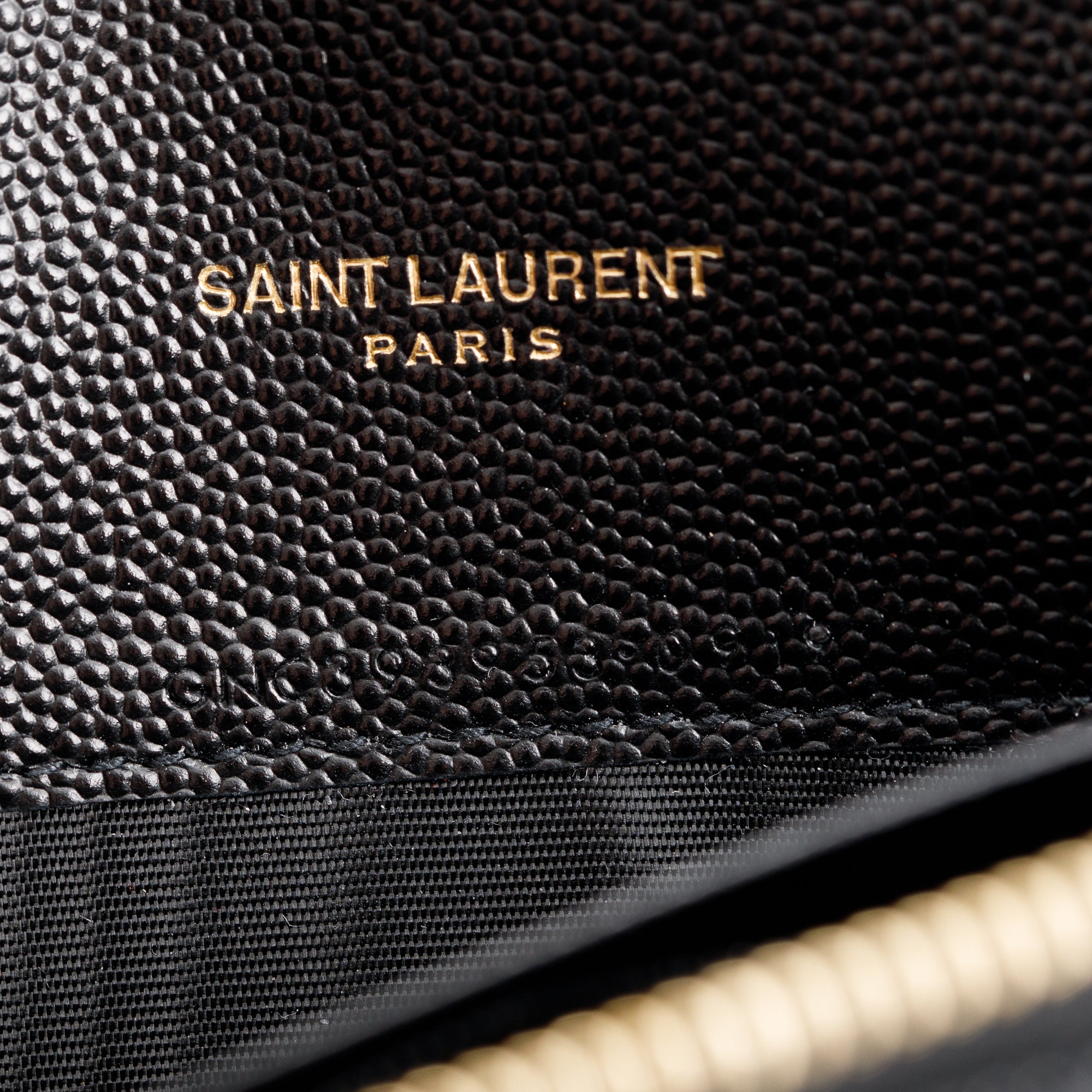 Saint Laurent Monogram Matelasse Envelope Chain Wallet w/ Box