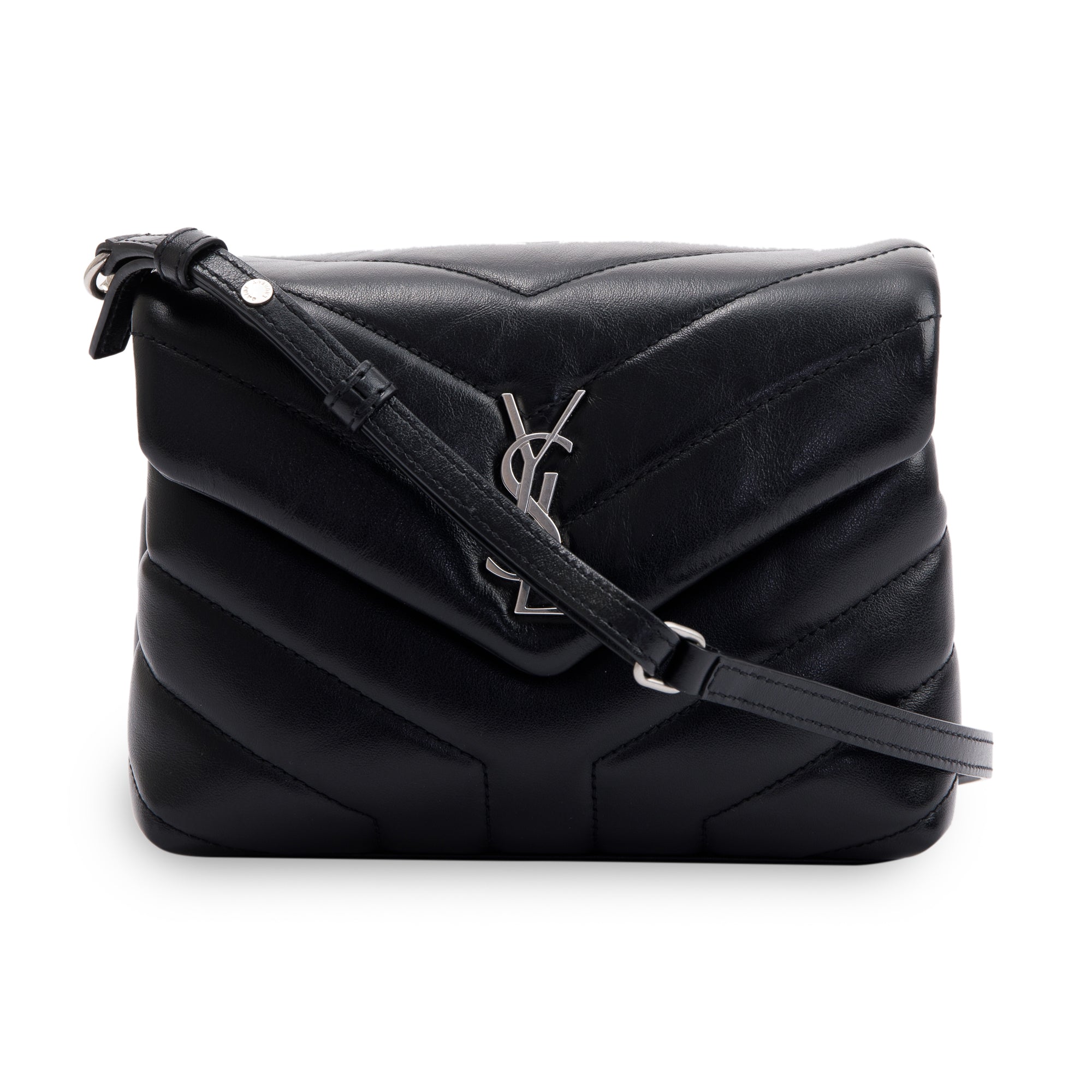 Saint Laurent Monogram Matelasse Toy Loulou Crossbody Bag w/ Box