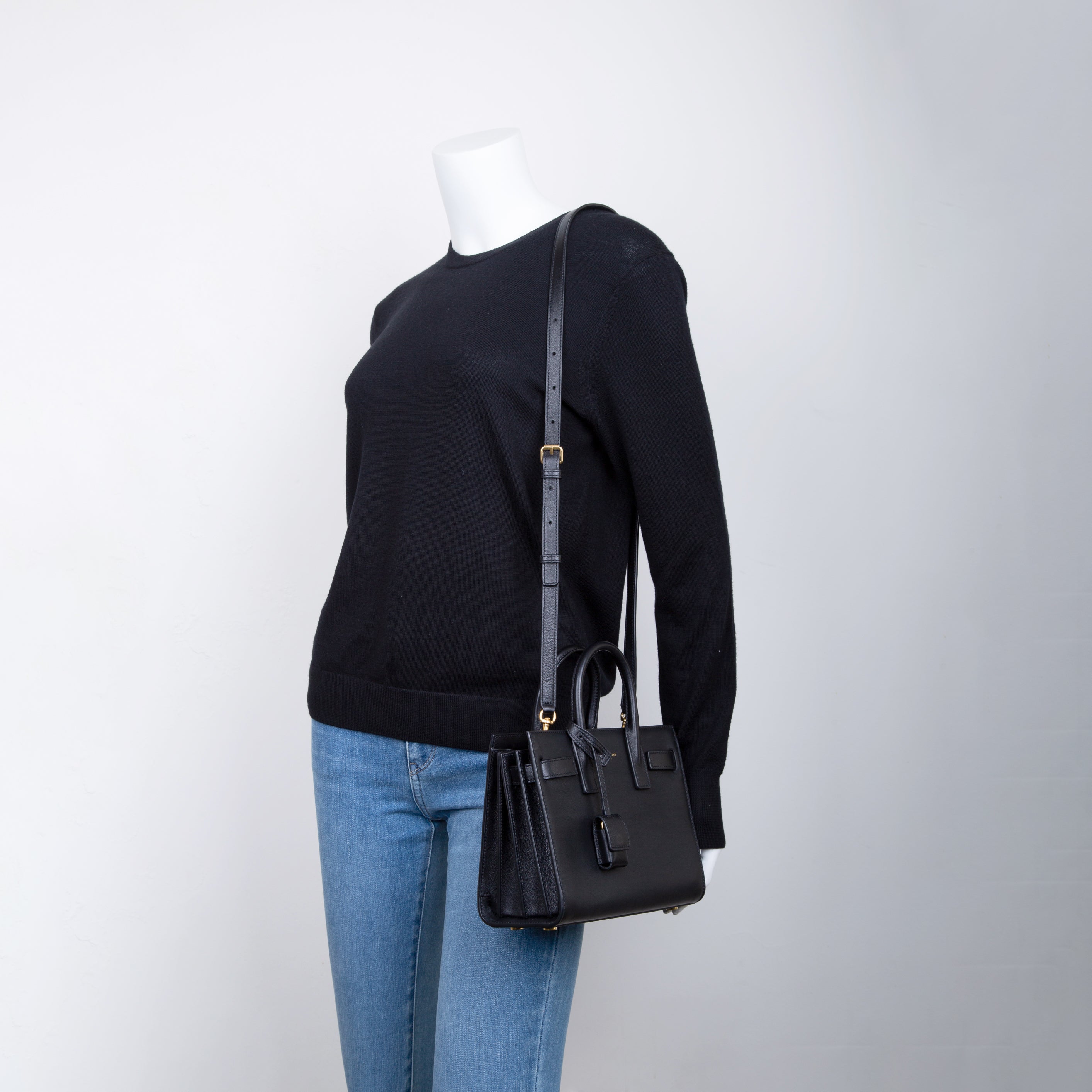 Saint Laurent Nano Sac De Jour w/ Strap