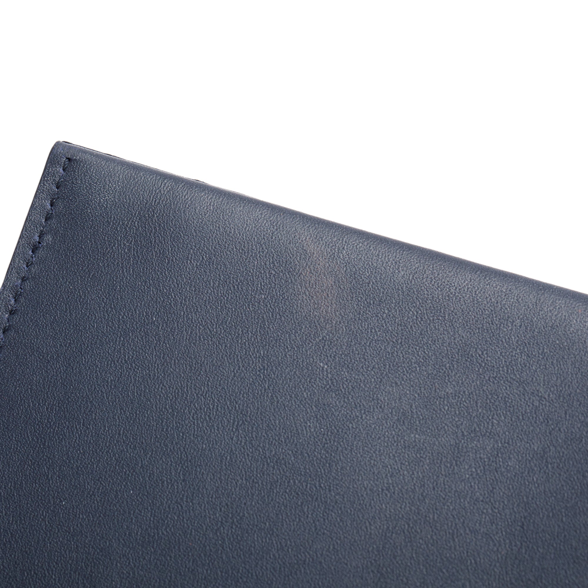 Saint Laurent Navy Calfskin Leather Kate Tassel Wallet on Chain