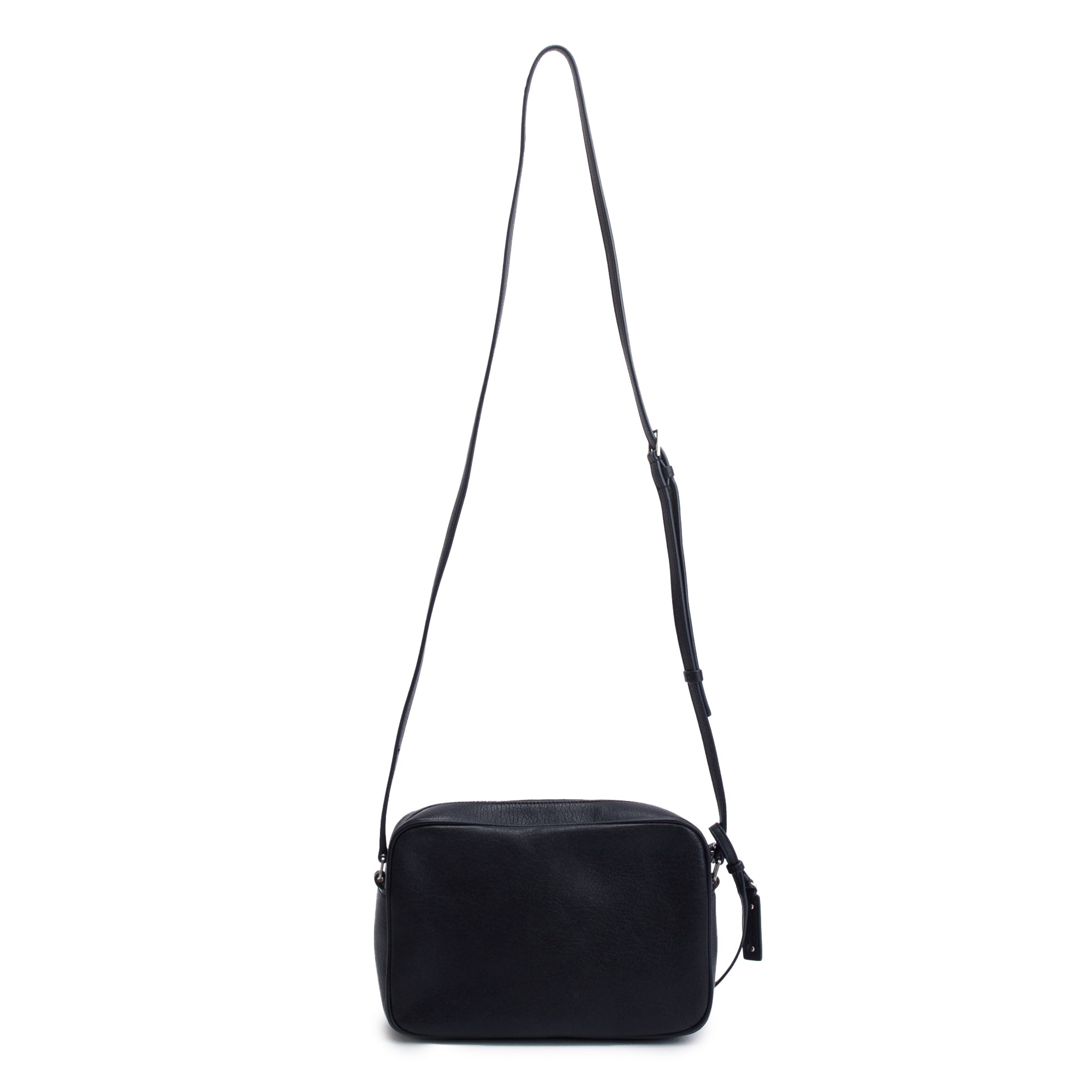 Saint Laurent Navy Monogram Leather Small Lou Camera Bag