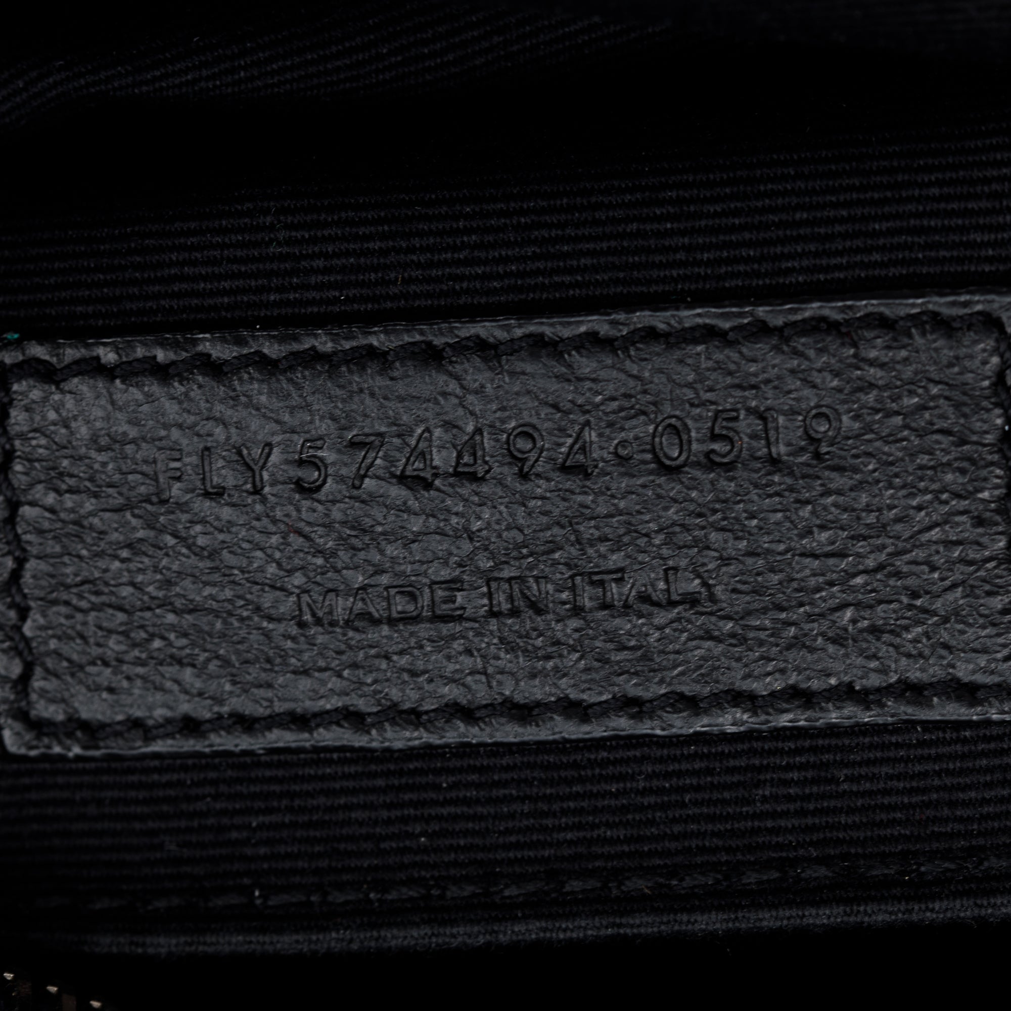 Saint Laurent Navy Monogram Leather Small Lou Camera Bag