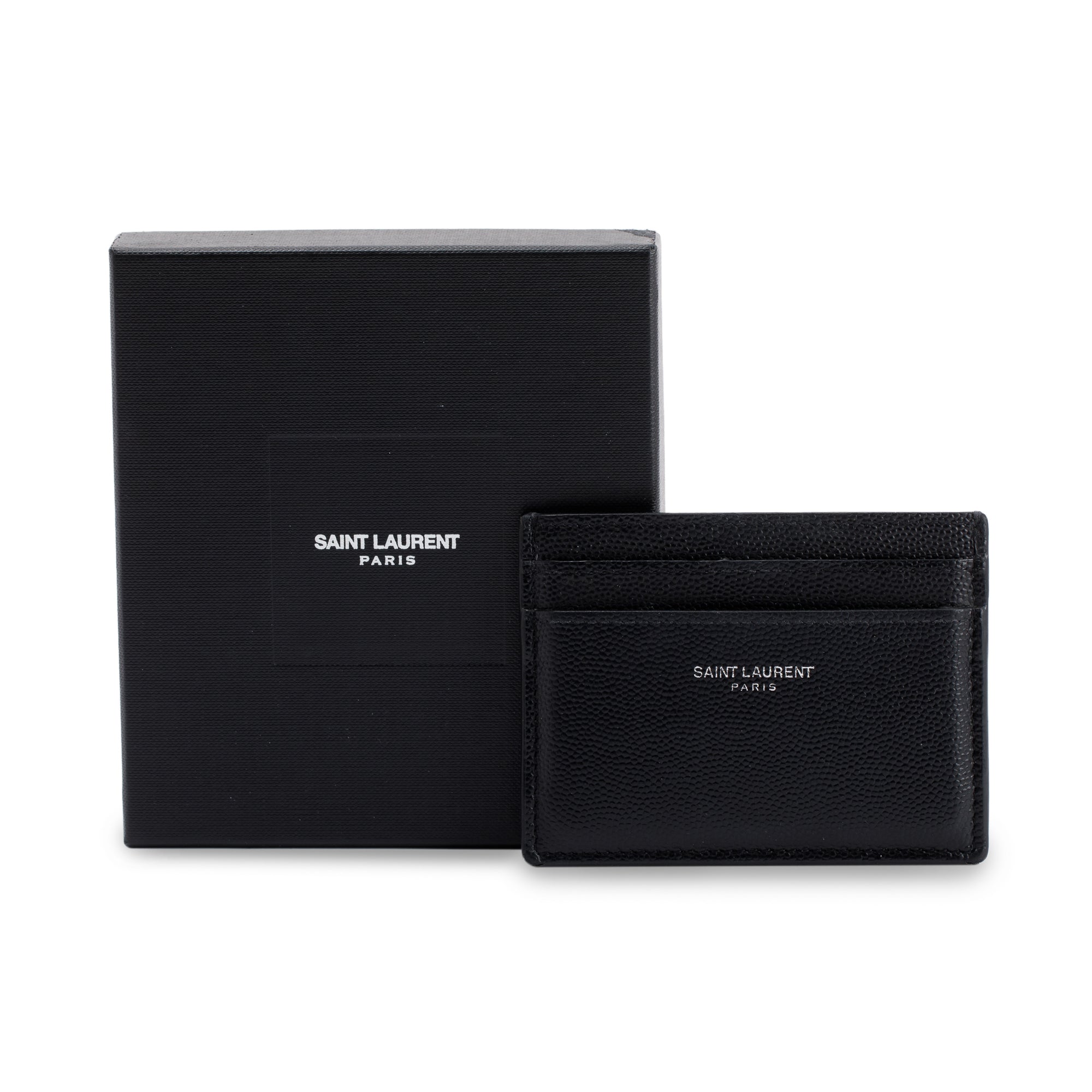 Saint Laurent Paris Credit Card Case w/ Box
