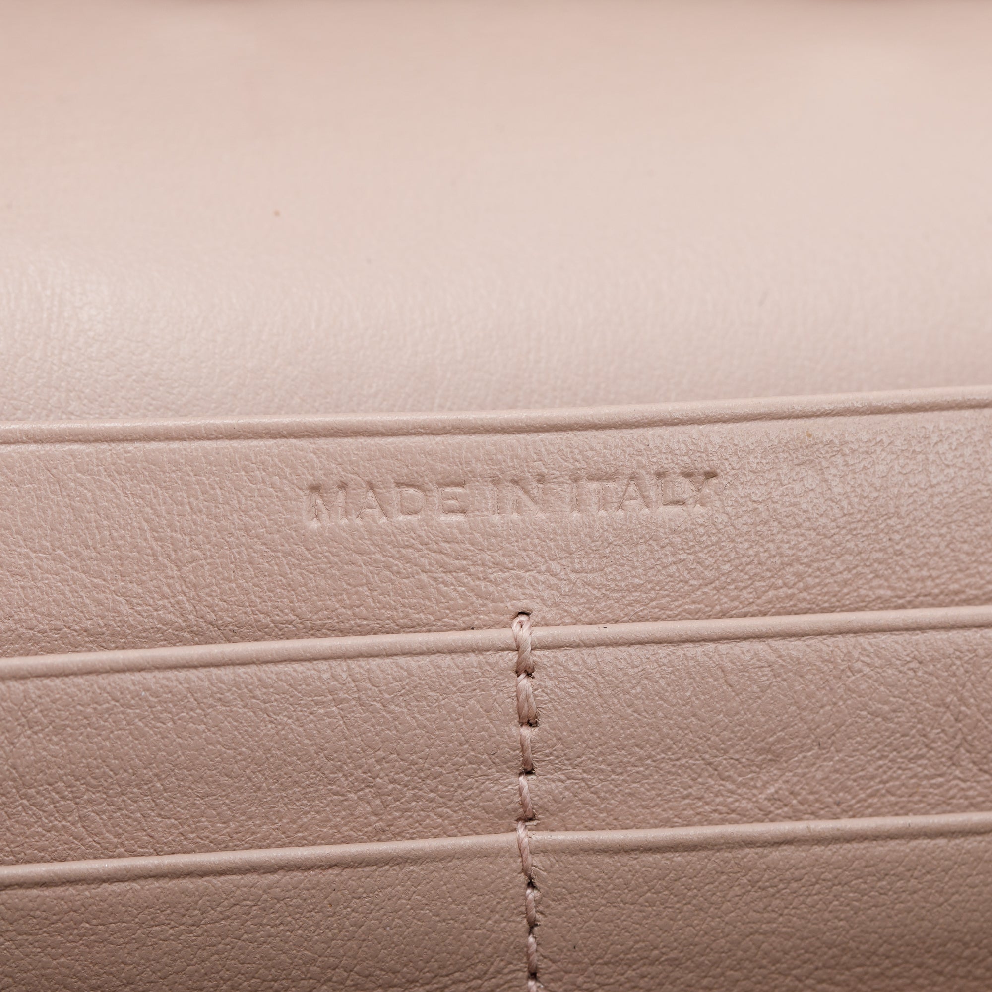 Saint Laurent Pink Crocodile-Embossed Leather Cassandre Chain Wallet