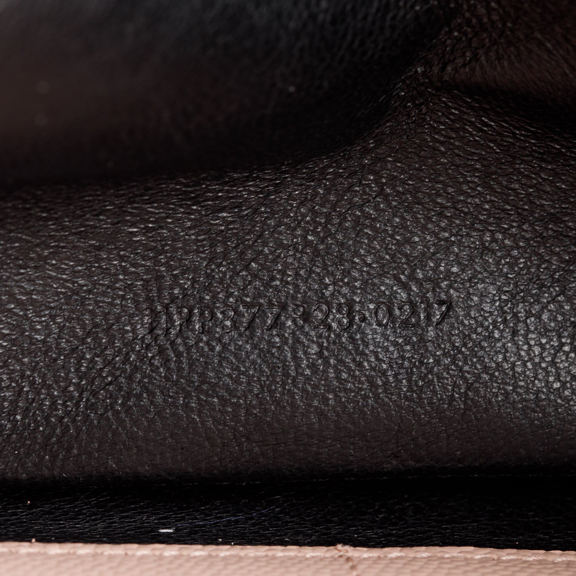 Saint Laurent Pink Grain De Poudre Leather Cassandre Matelasse Chain Wallet w/ Box