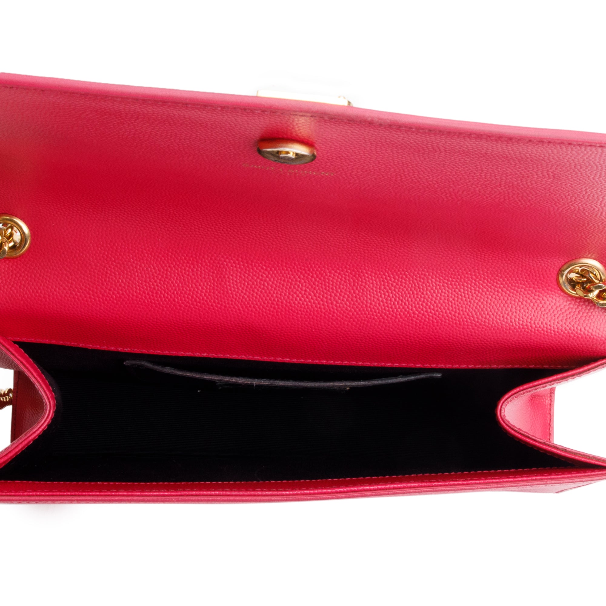 Saint Laurent Pink Grain De Poudre Leather Medium Kate Bag