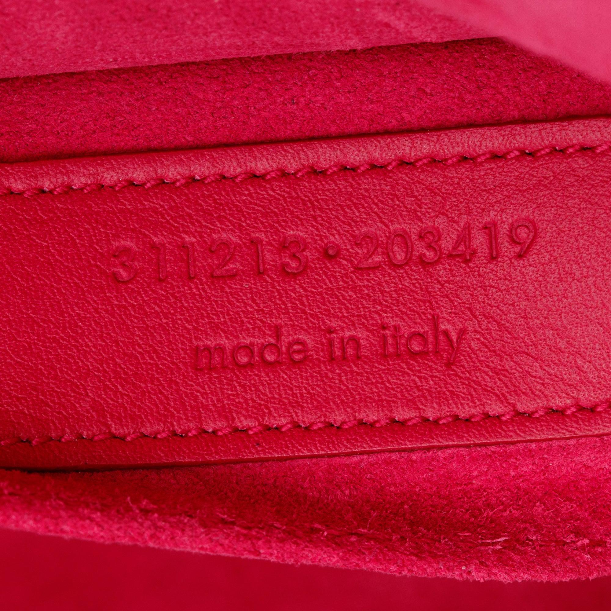 Saint Laurent Pink Leather Classic Y Ligne Clutch