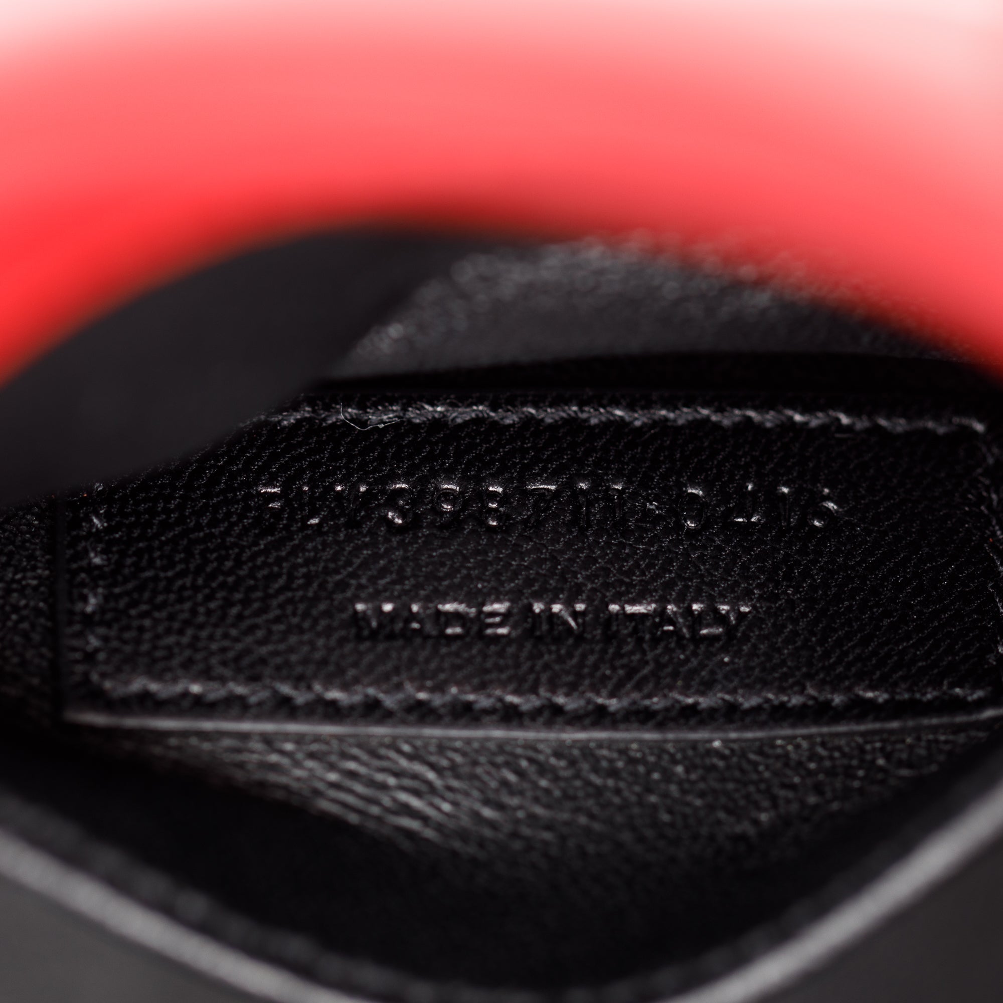 Saint Laurent Red Smooth Calfskin Leather Nano Sac De Jour w/ Strap