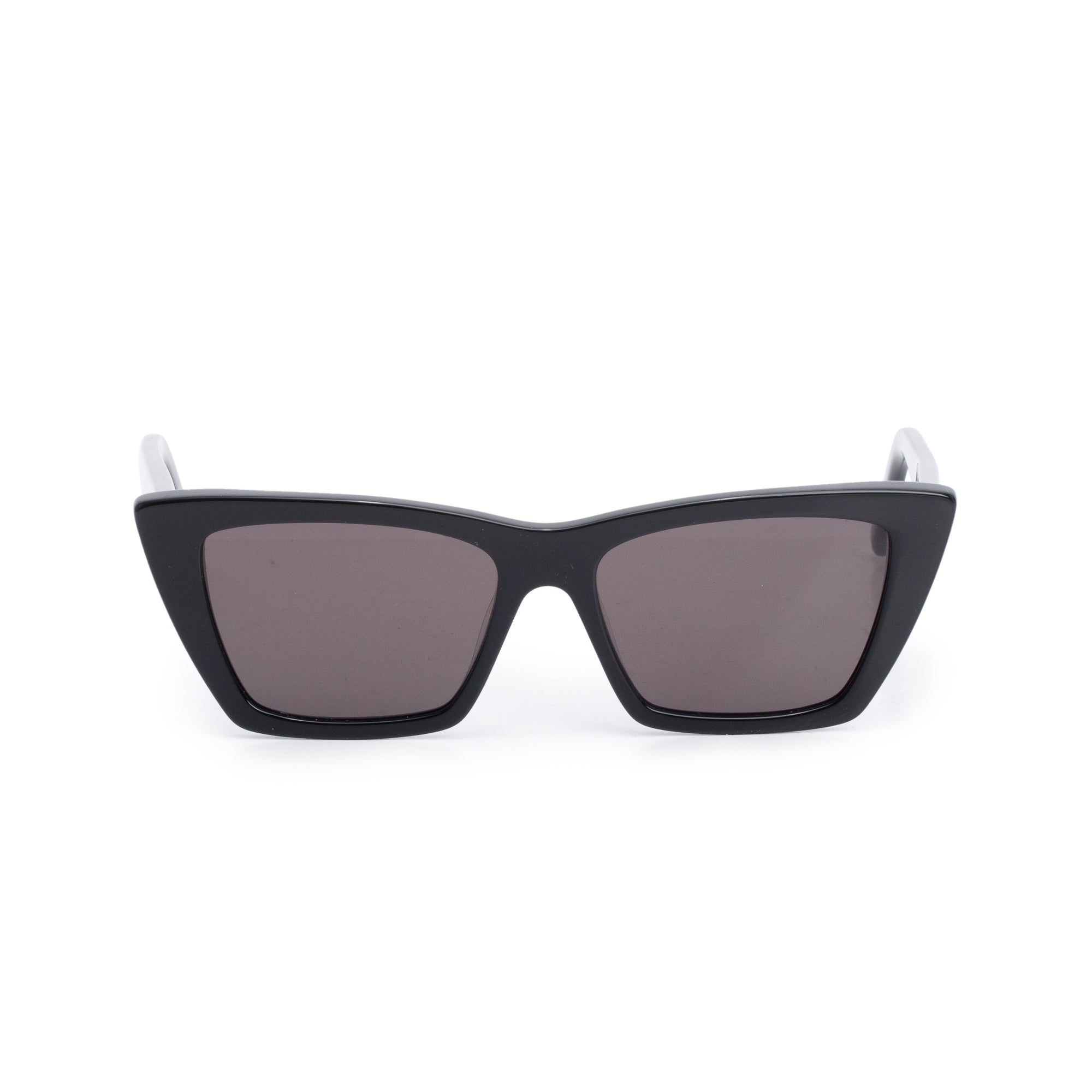 Saint Laurent SL 276 Black Acetate Mica Cat Eye Sunglasses w/ Case