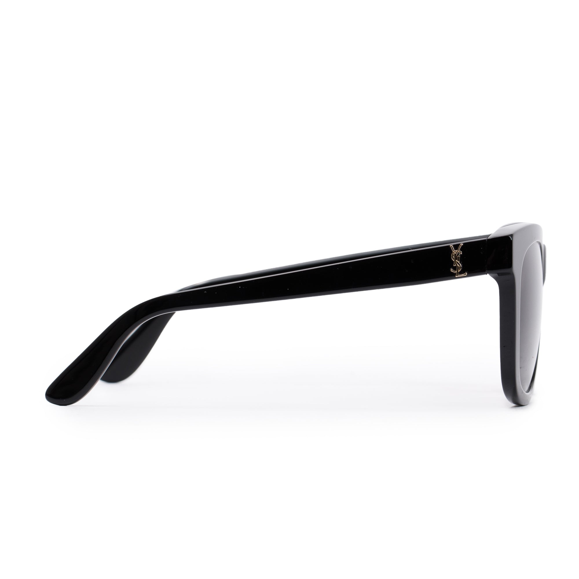 Saint Laurent SL M24/K Black Acetate Wayfarer Sunglasses w/ Case