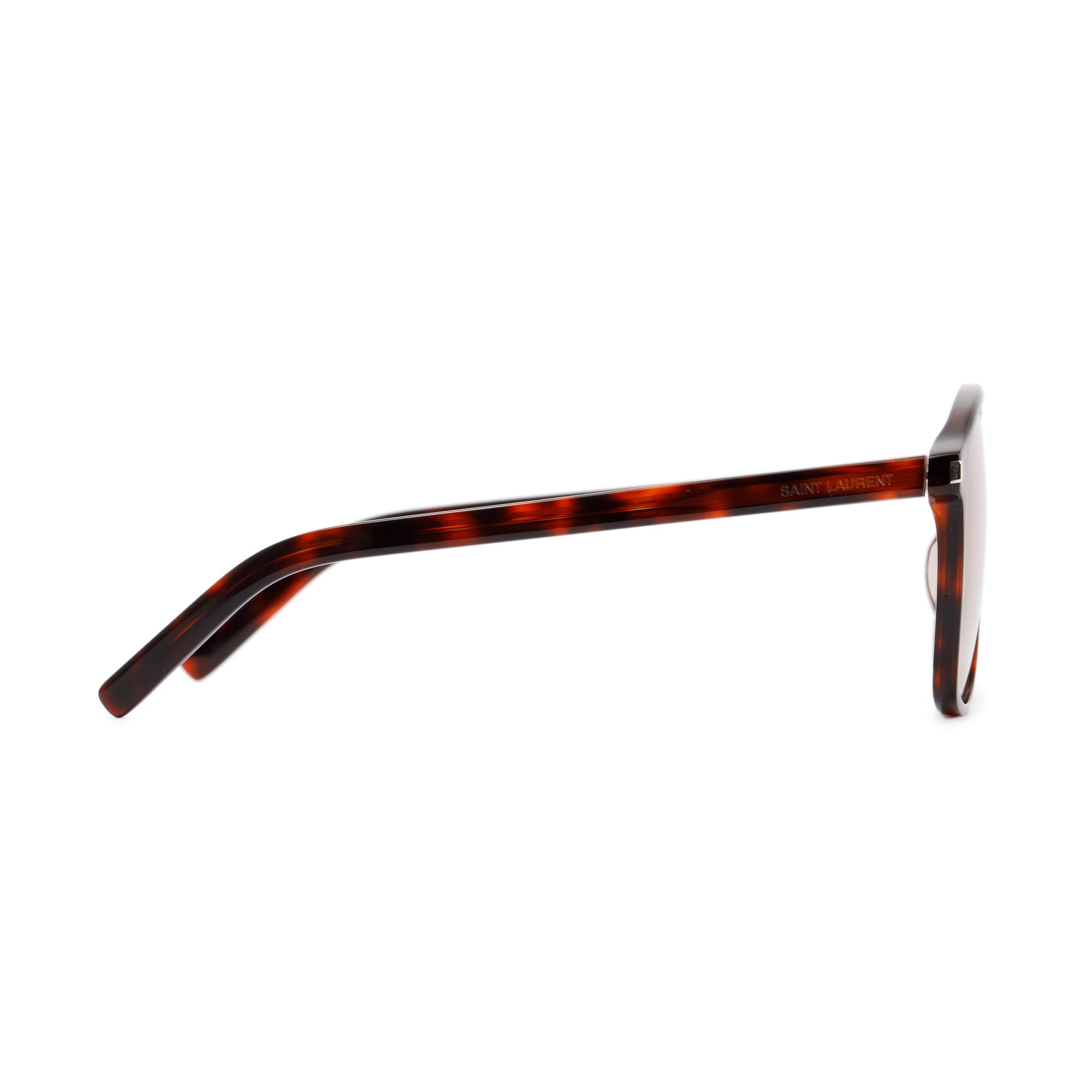 Saint Laurent SL596 Dune Tortoiseshell Acetate Sunglasses w/ Case