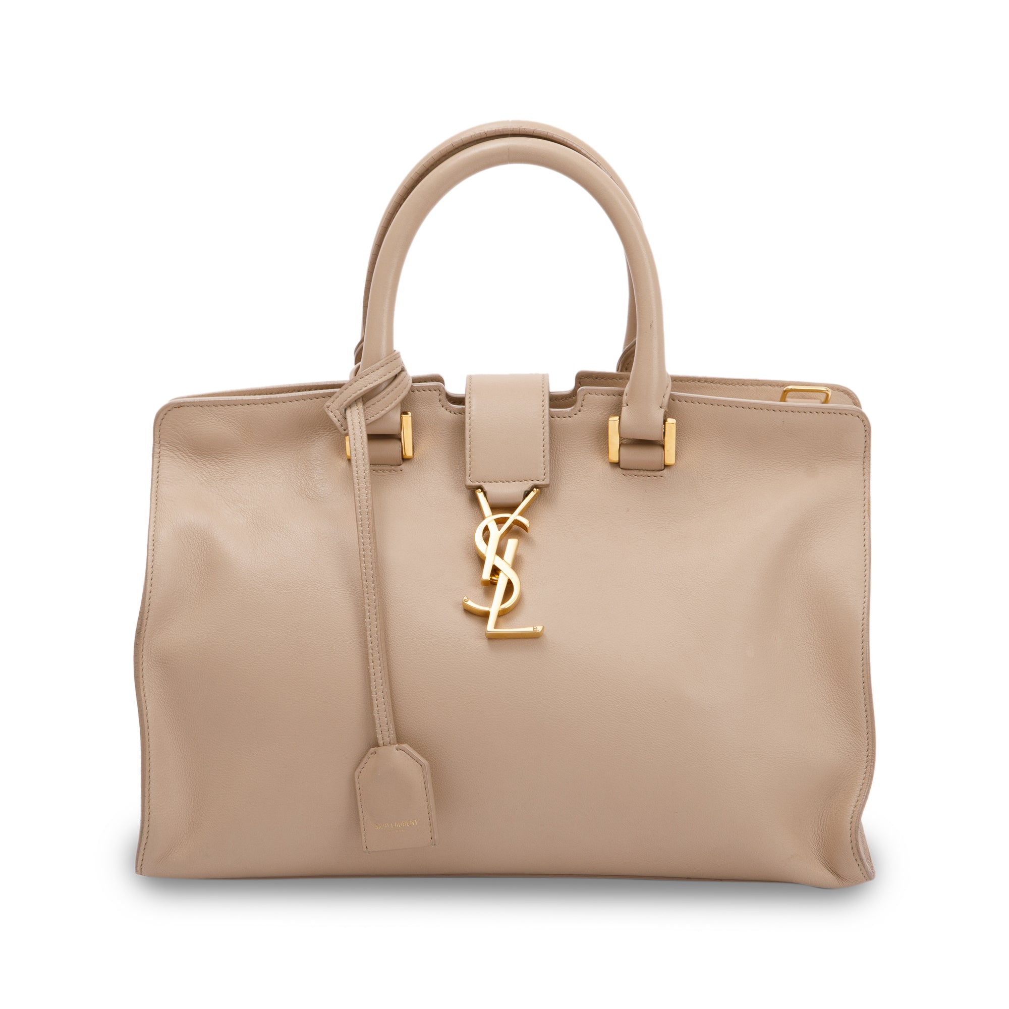 Saint Laurent Small Monogram Downtown Cabas Bag w/ Strap