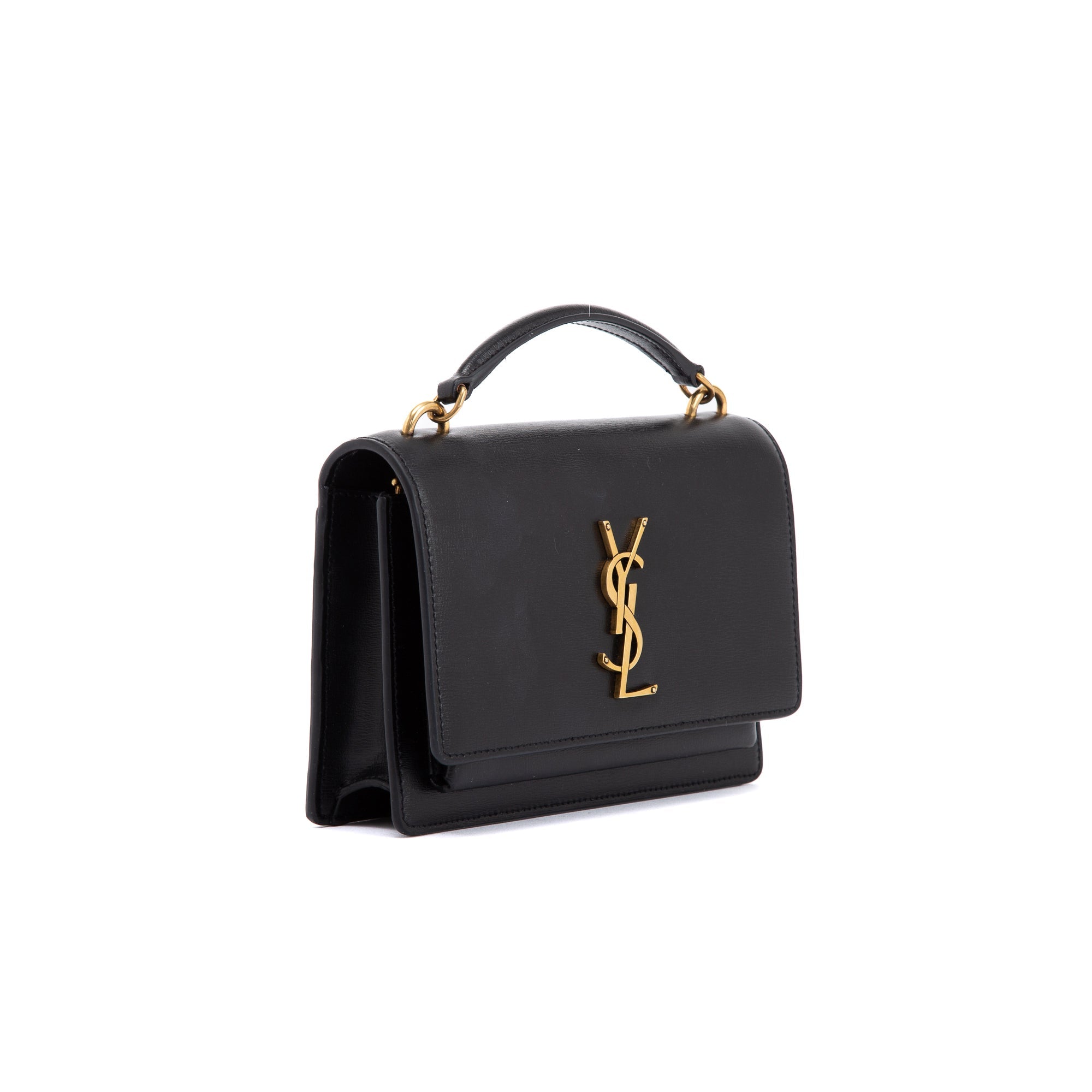 Saint Laurent Sunset Chain Wallet w/ Box & Receipt