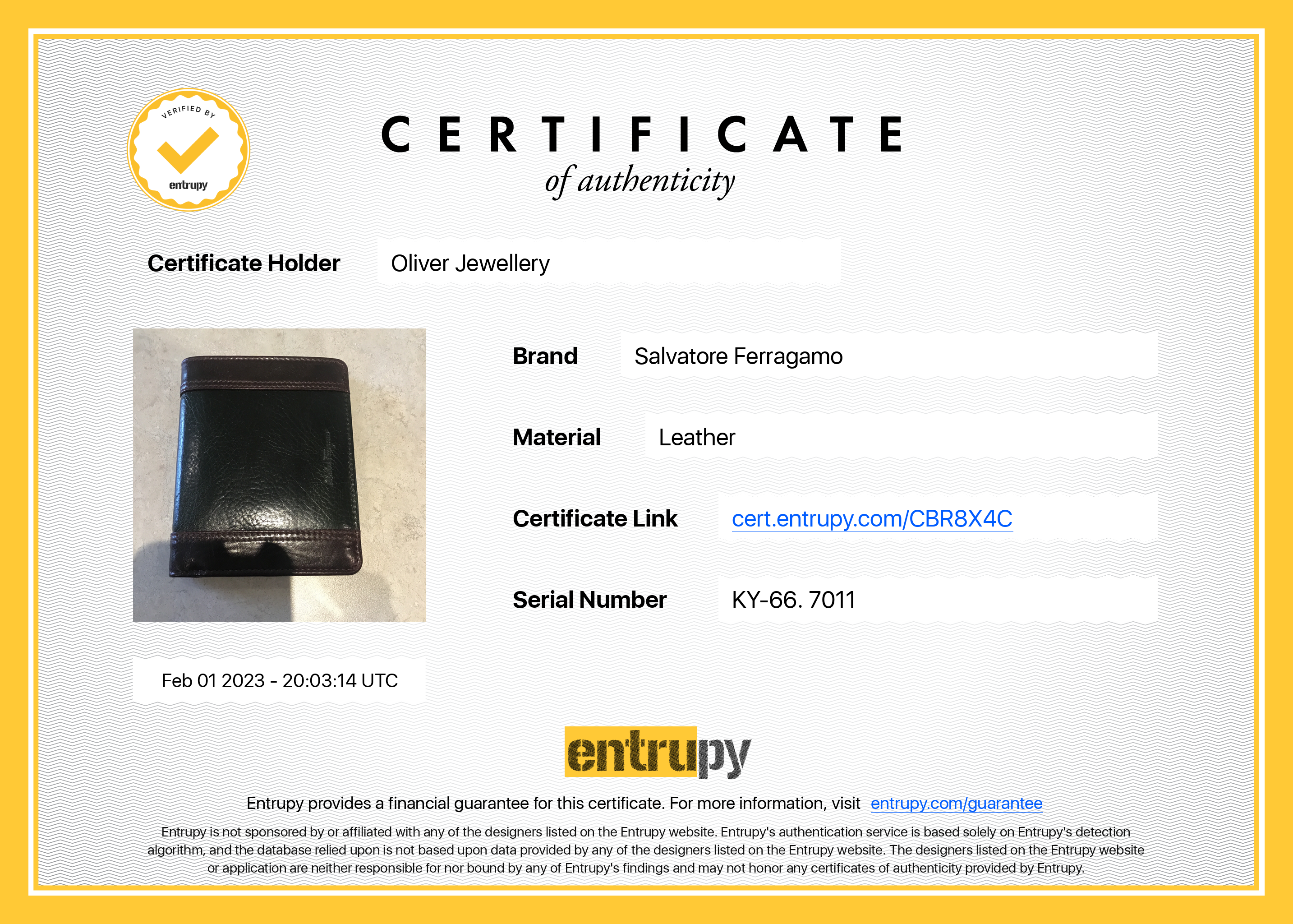 Salvatore Ferragamo Bifold Wallet