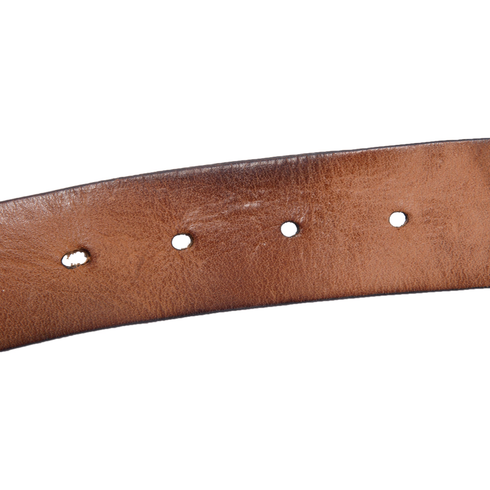 Salvatore Ferragamo Gancini Logo Leather Belt w/ Box & Receipt