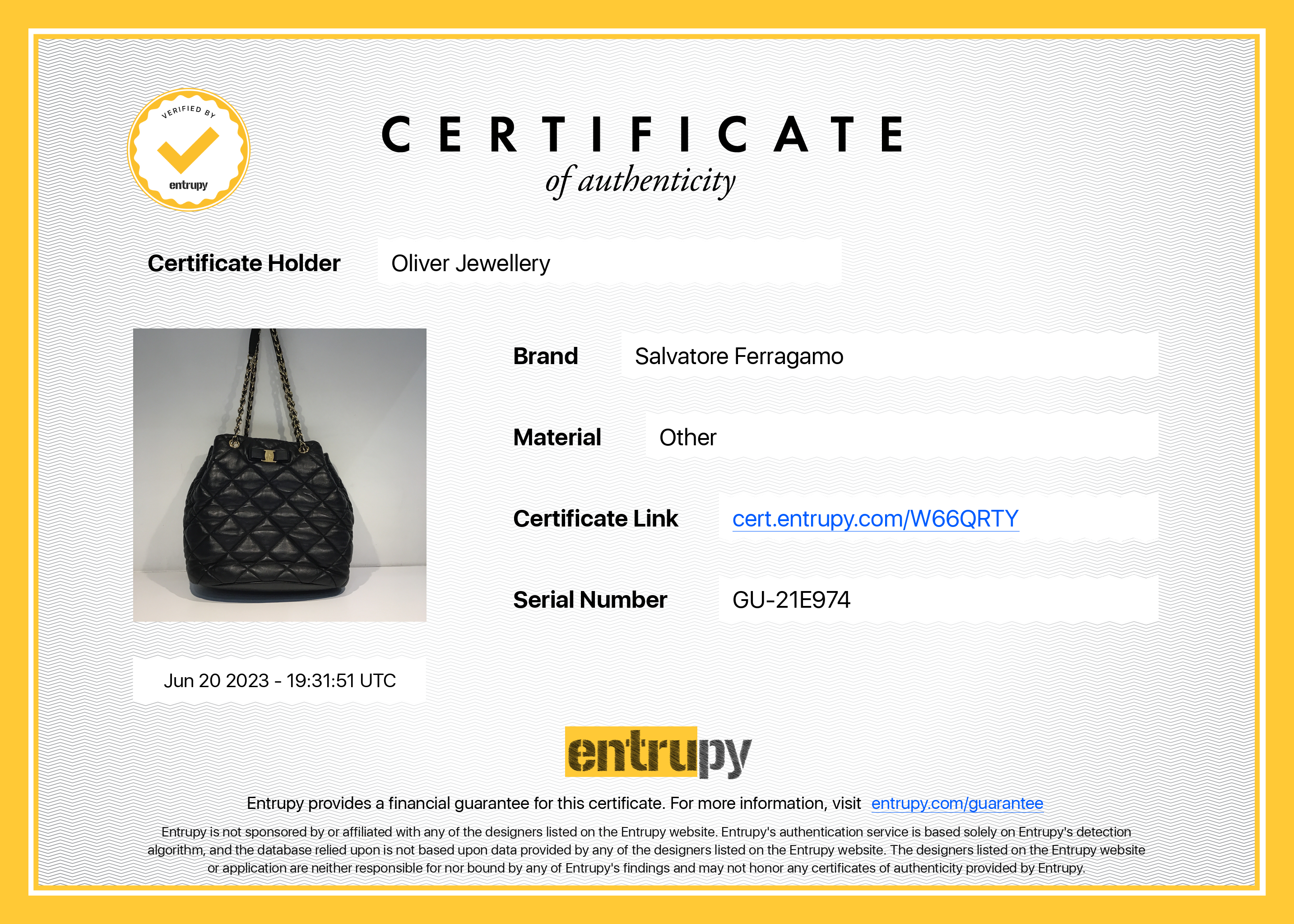 Salvatore Ferragamo Genny Quilted Bucket Bag