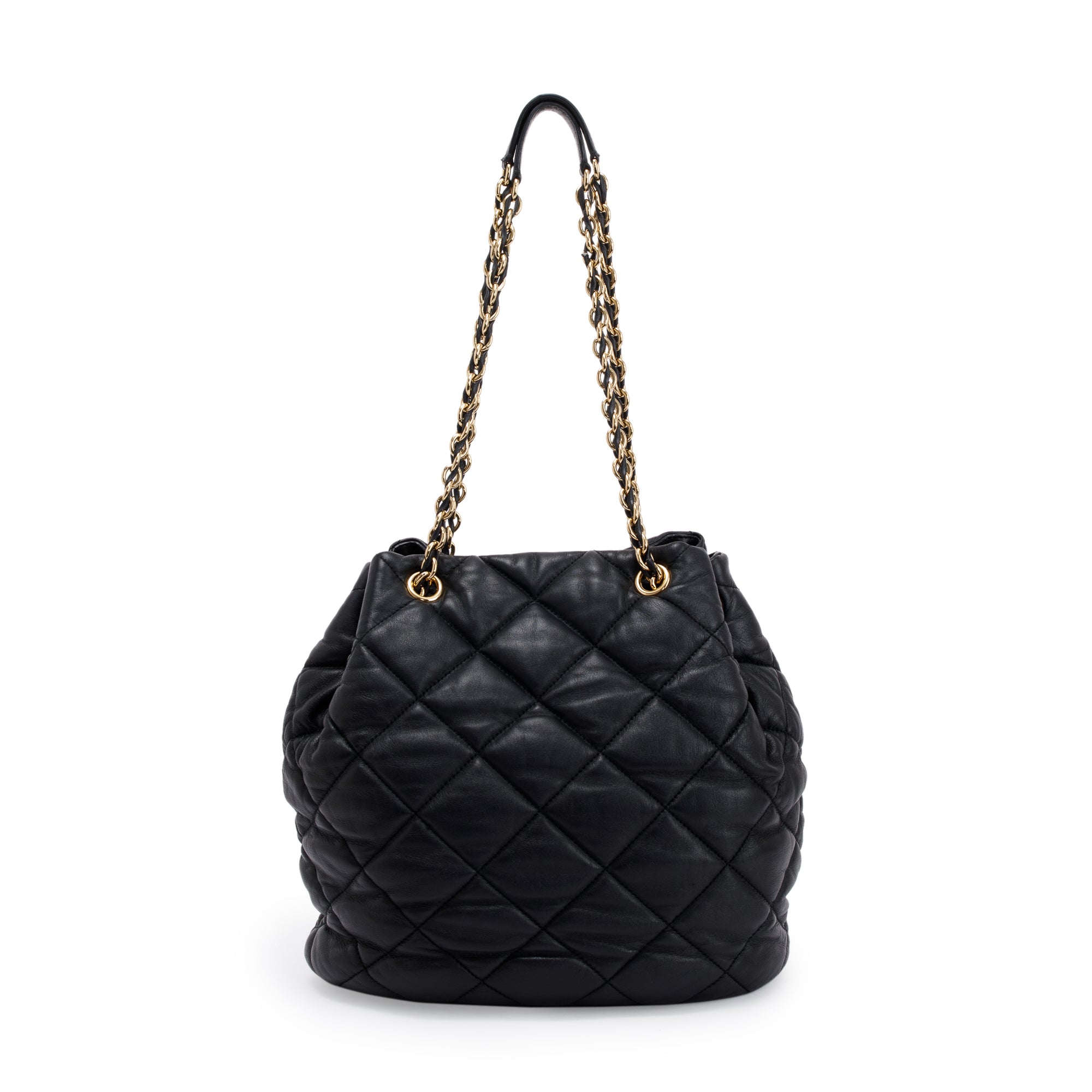 Salvatore Ferragamo Genny Quilted Bucket Bag