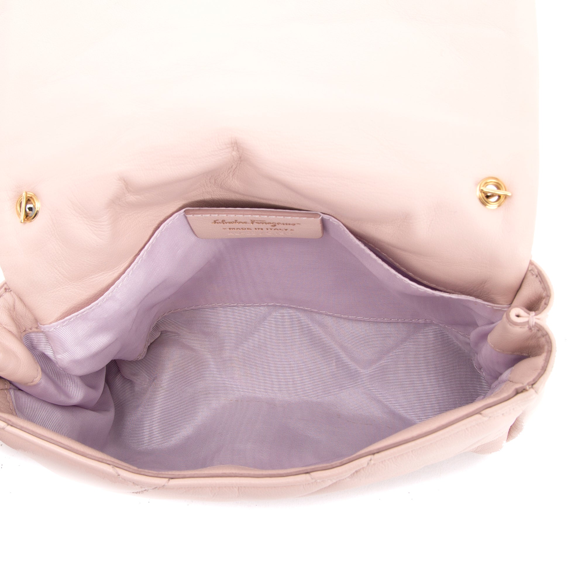 Salvatore Ferragamo Miss Vara Soft Quilted Bow Mini Bag