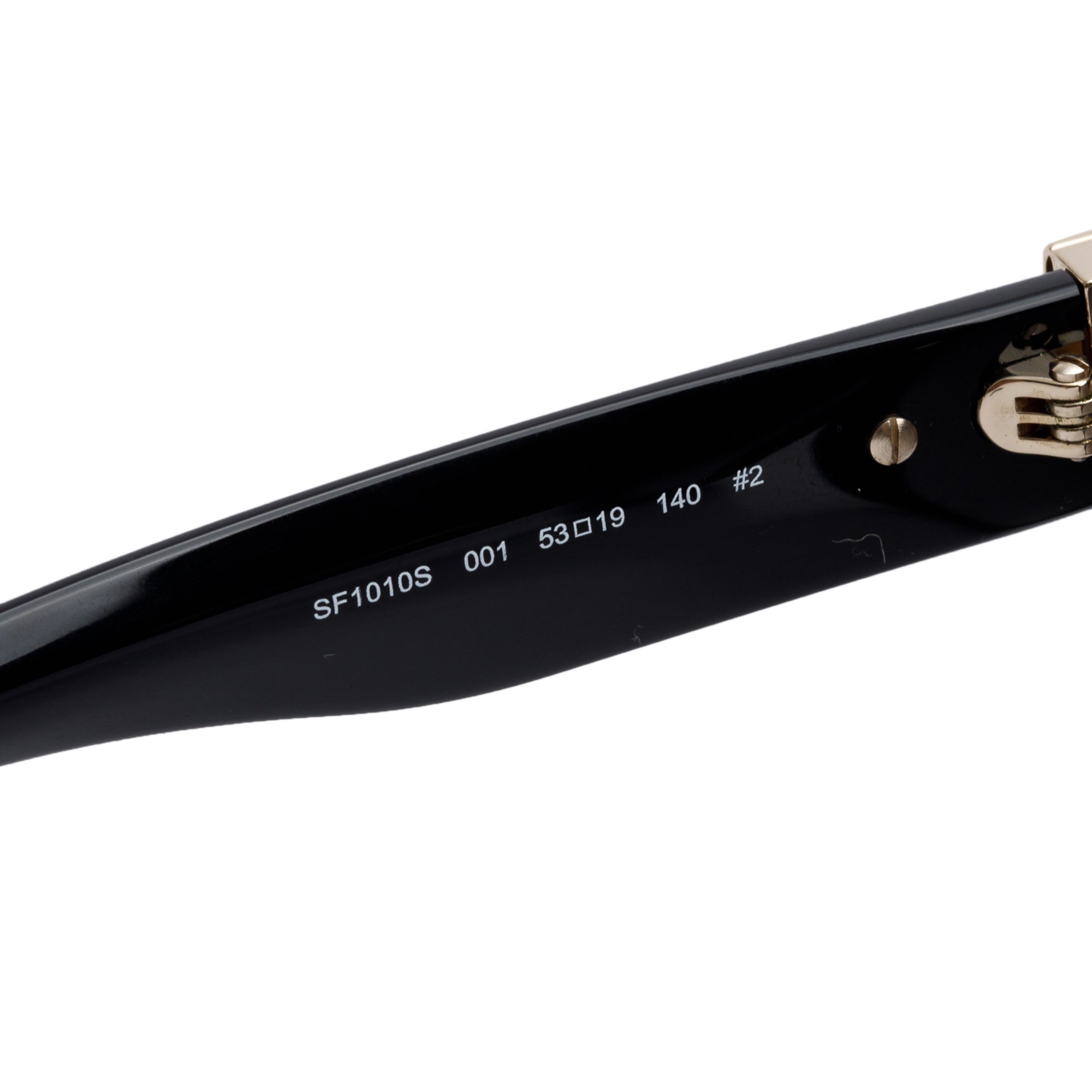 Salvatore Ferragamo SF1010S Black Acetate Vera Bow Sunglasses w/ Case