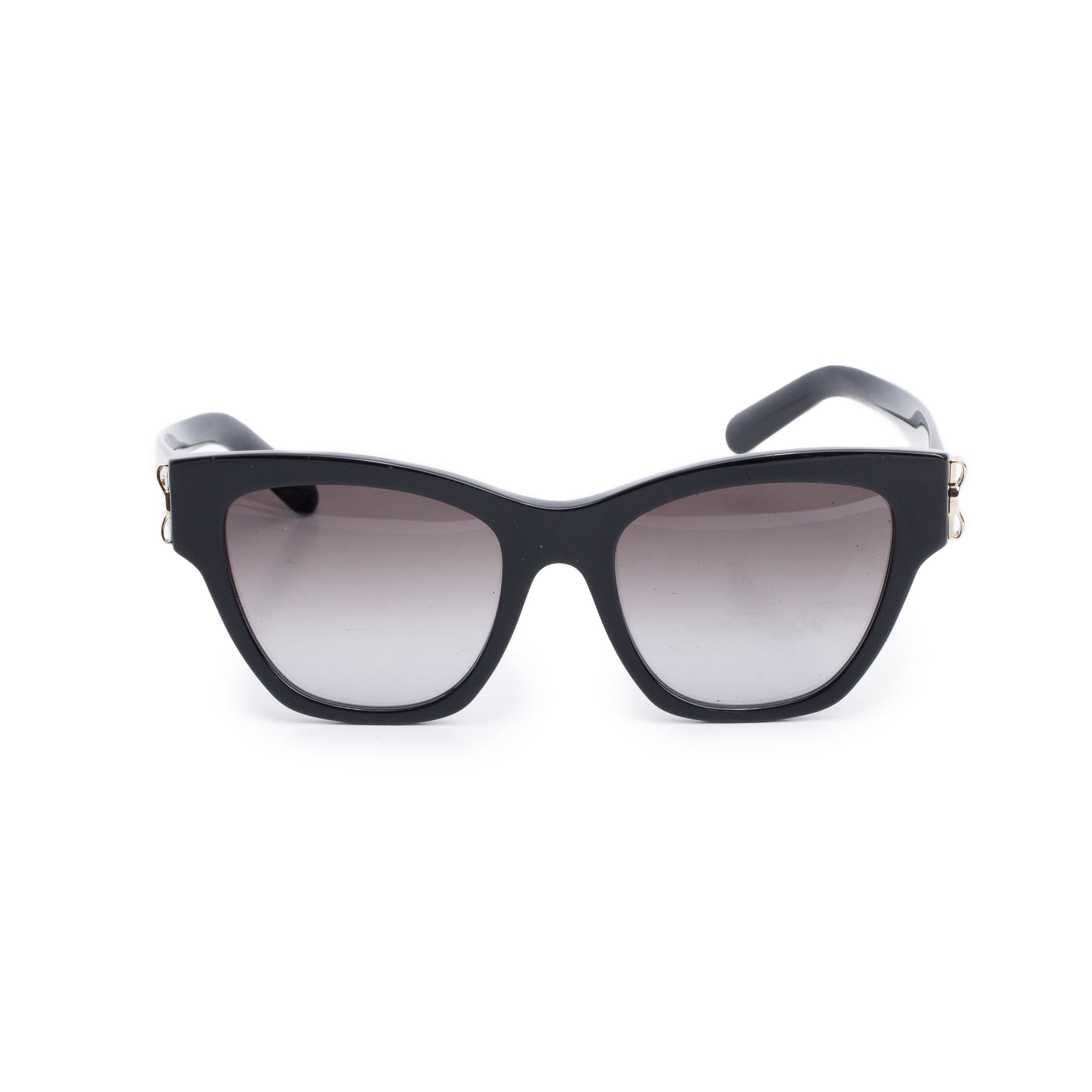 Salvatore Ferragamo SF1010S Black Acetate Vera Bow Sunglasses w/ Case