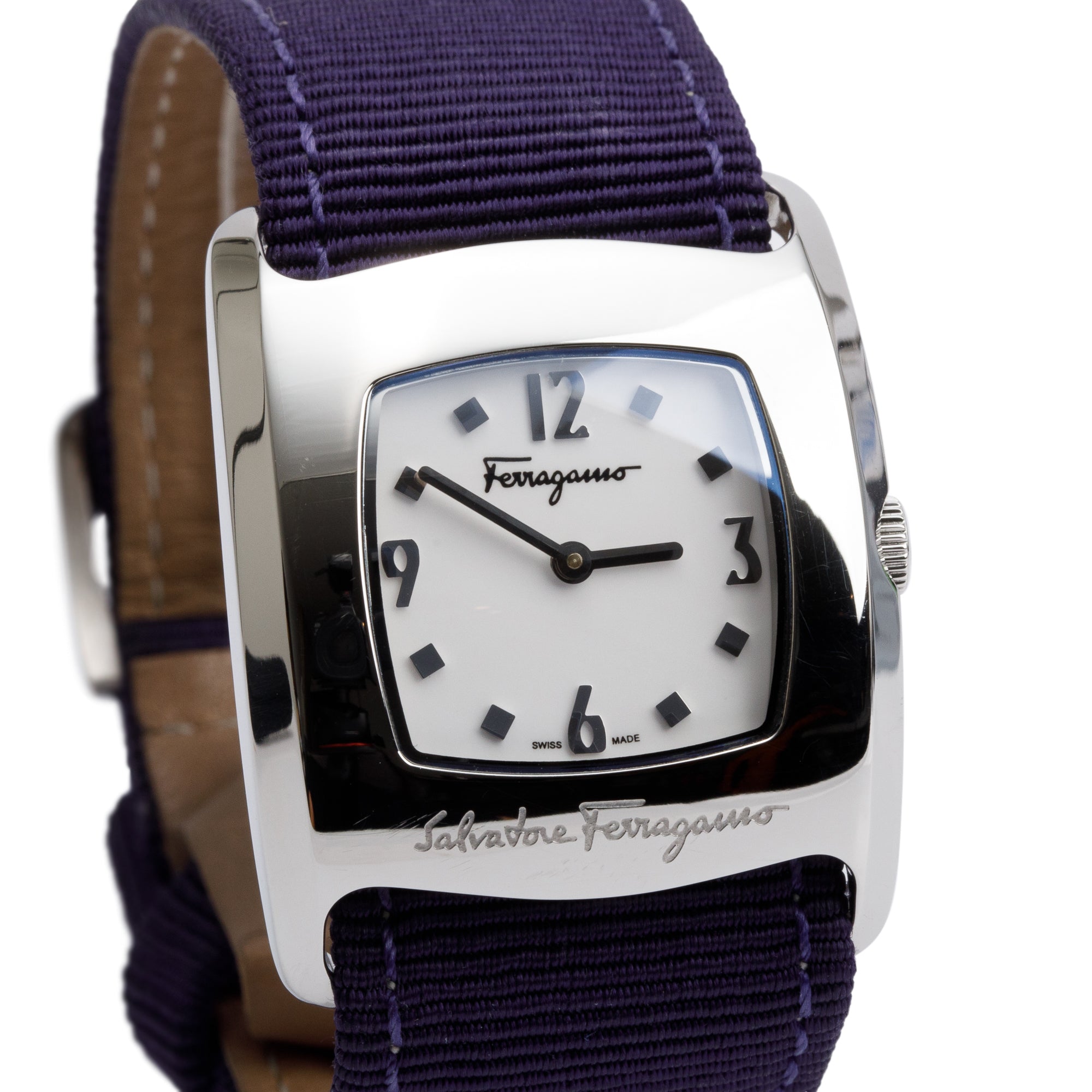Salvatore Ferragamo Stainless Steel Vara Watch