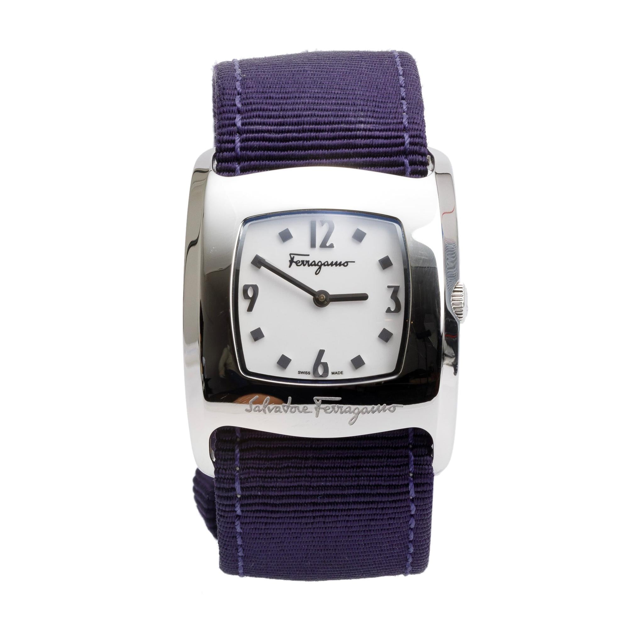 Salvatore Ferragamo Stainless Steel Vara Watch