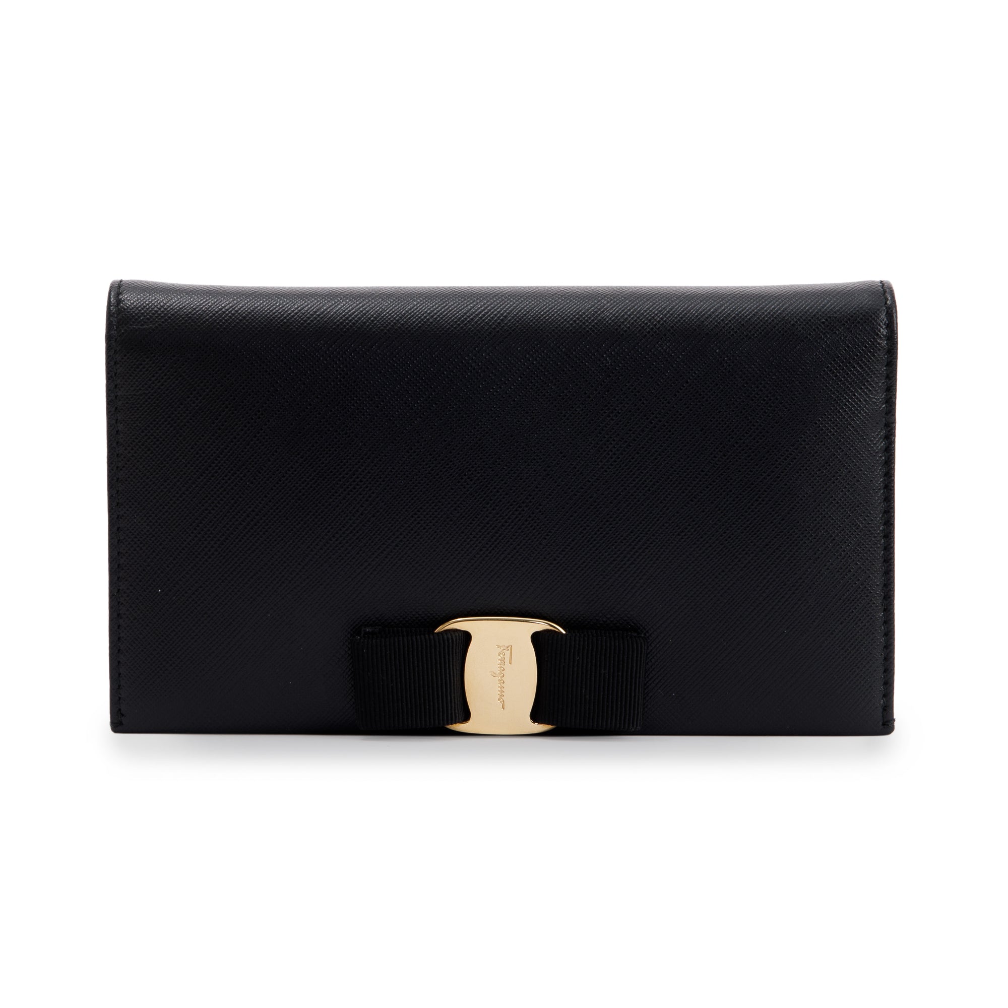 Salvatore Ferragamo Vara Bow Wallet on Chain w/ Box