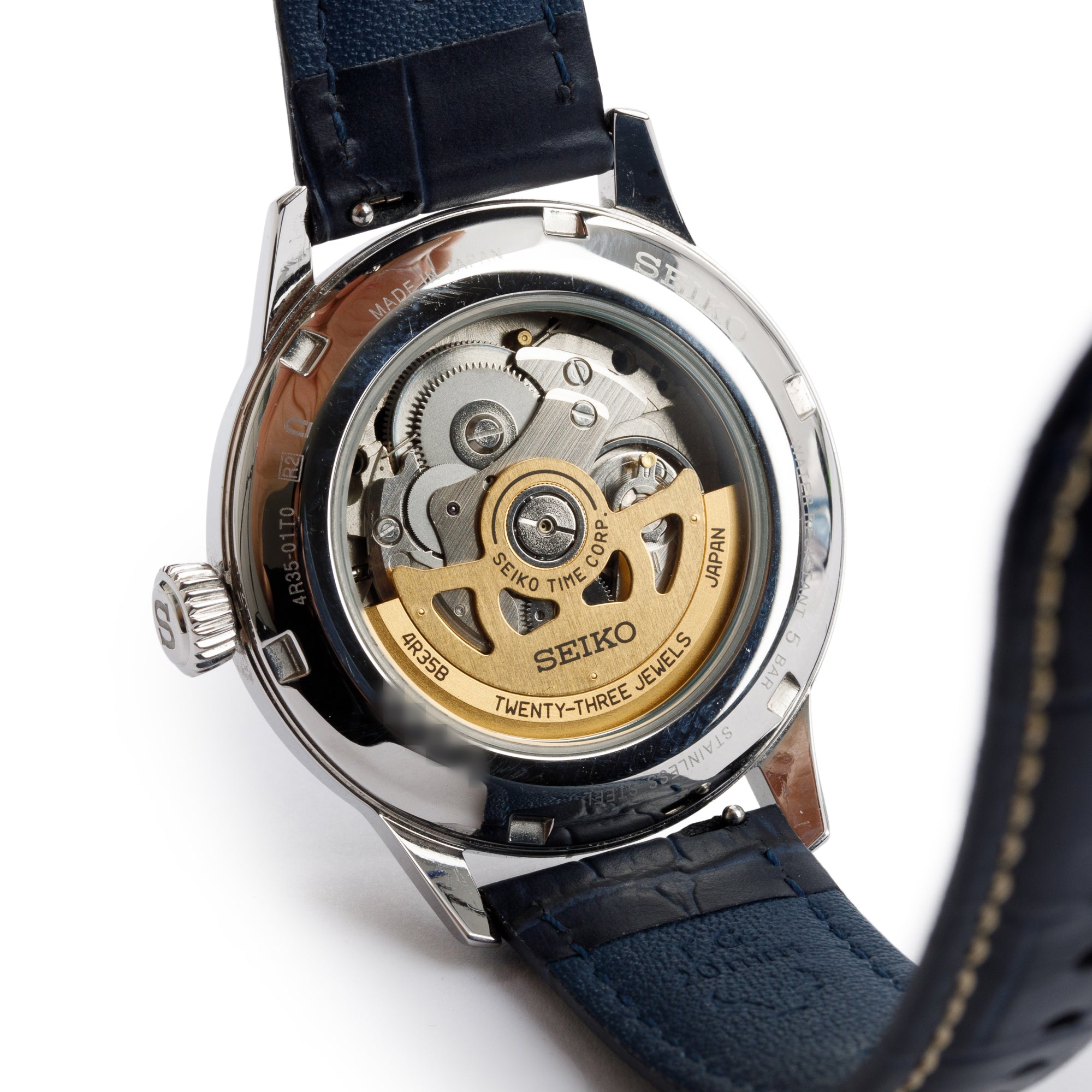 Seiko 2023 Stainless Steel Presage 40.5 MM Automatic Watch w/ Box, Papers & Extra Strap