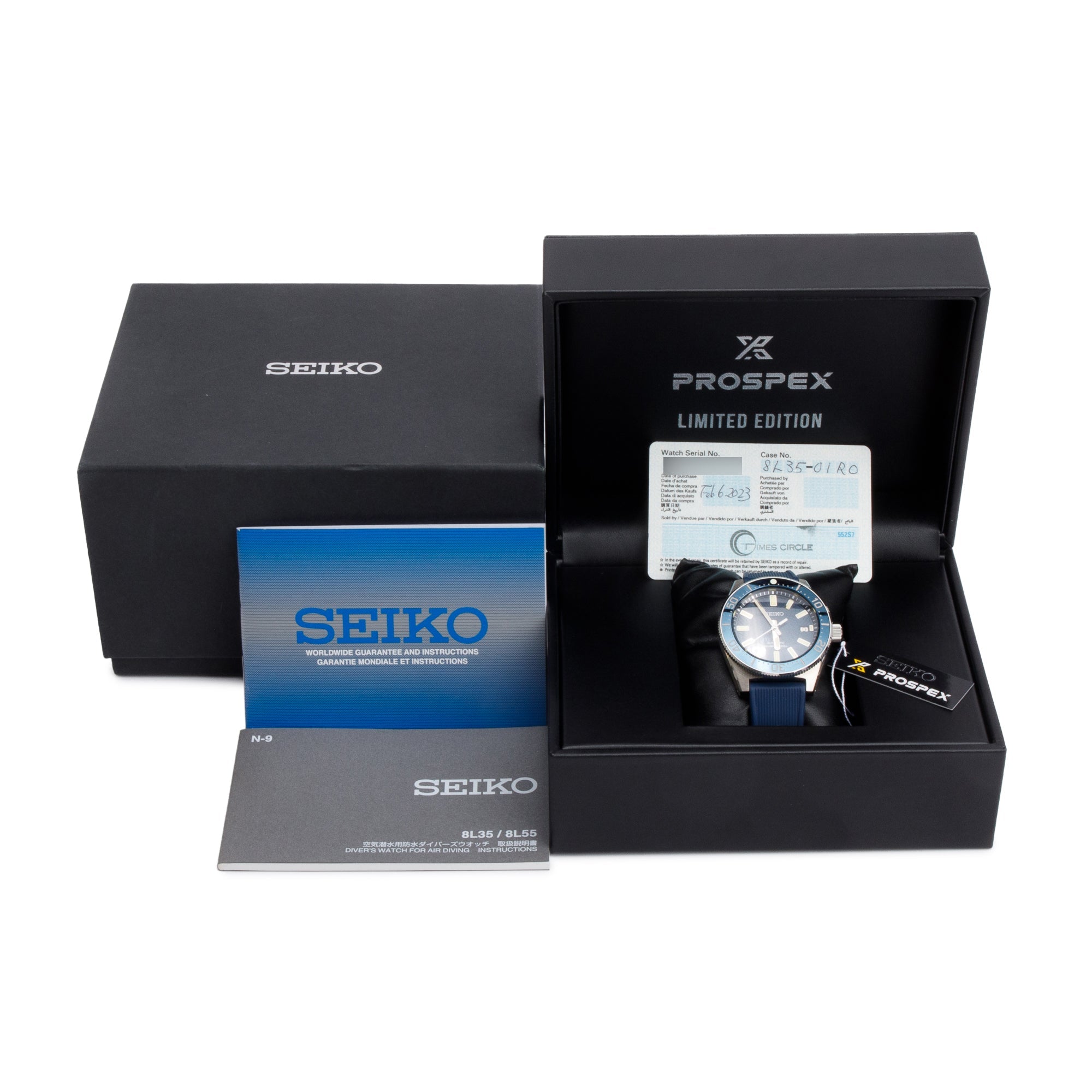 Seiko 2023 Stainless Steel Prospex 41.3 MM Automatic Watch SLA065J1 w/ Box & Papers