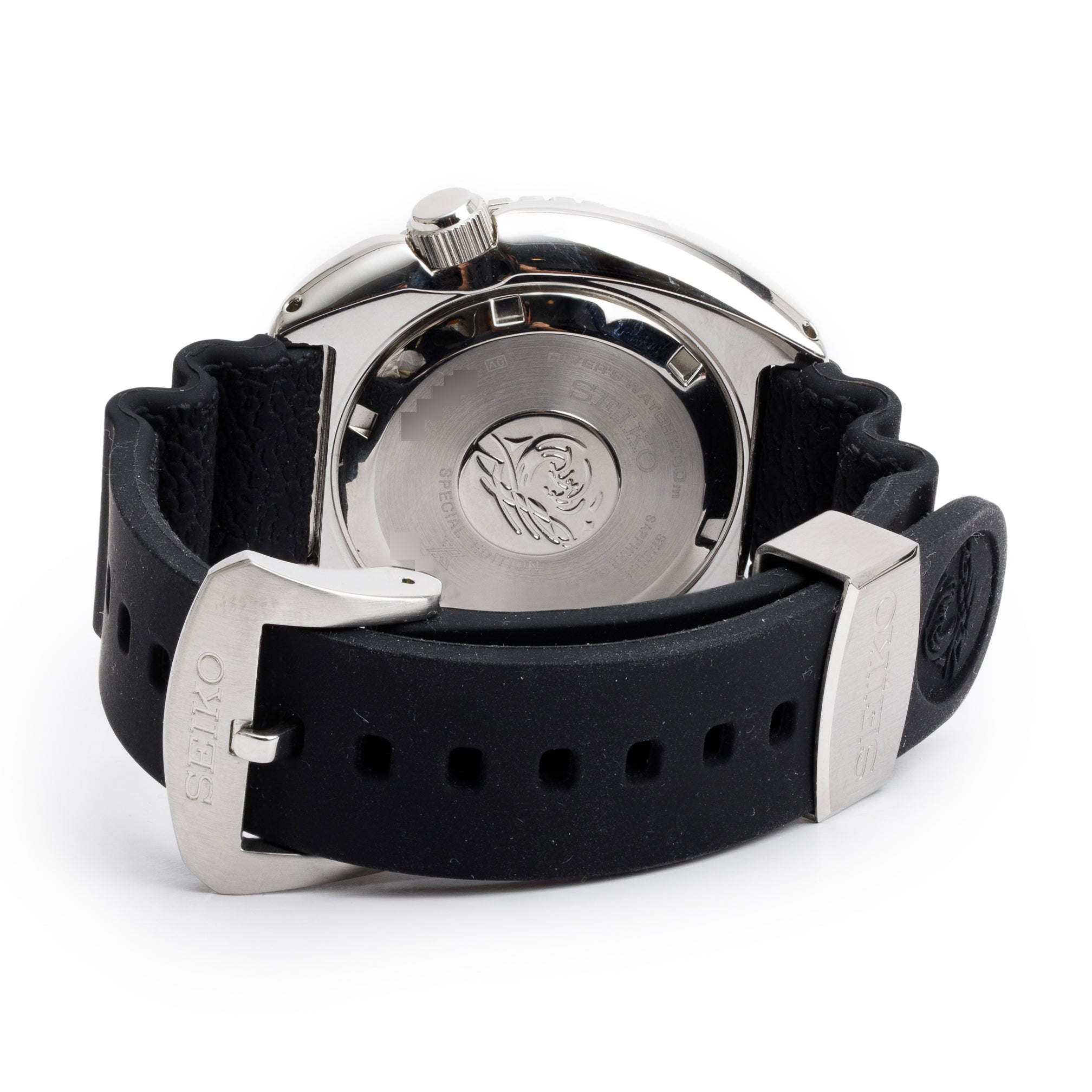 Seiko Special Edition Stainless Steel Prospex King Turtle Save the Ocean 45 MM Automatic Watch Blue Dial w/ Papers