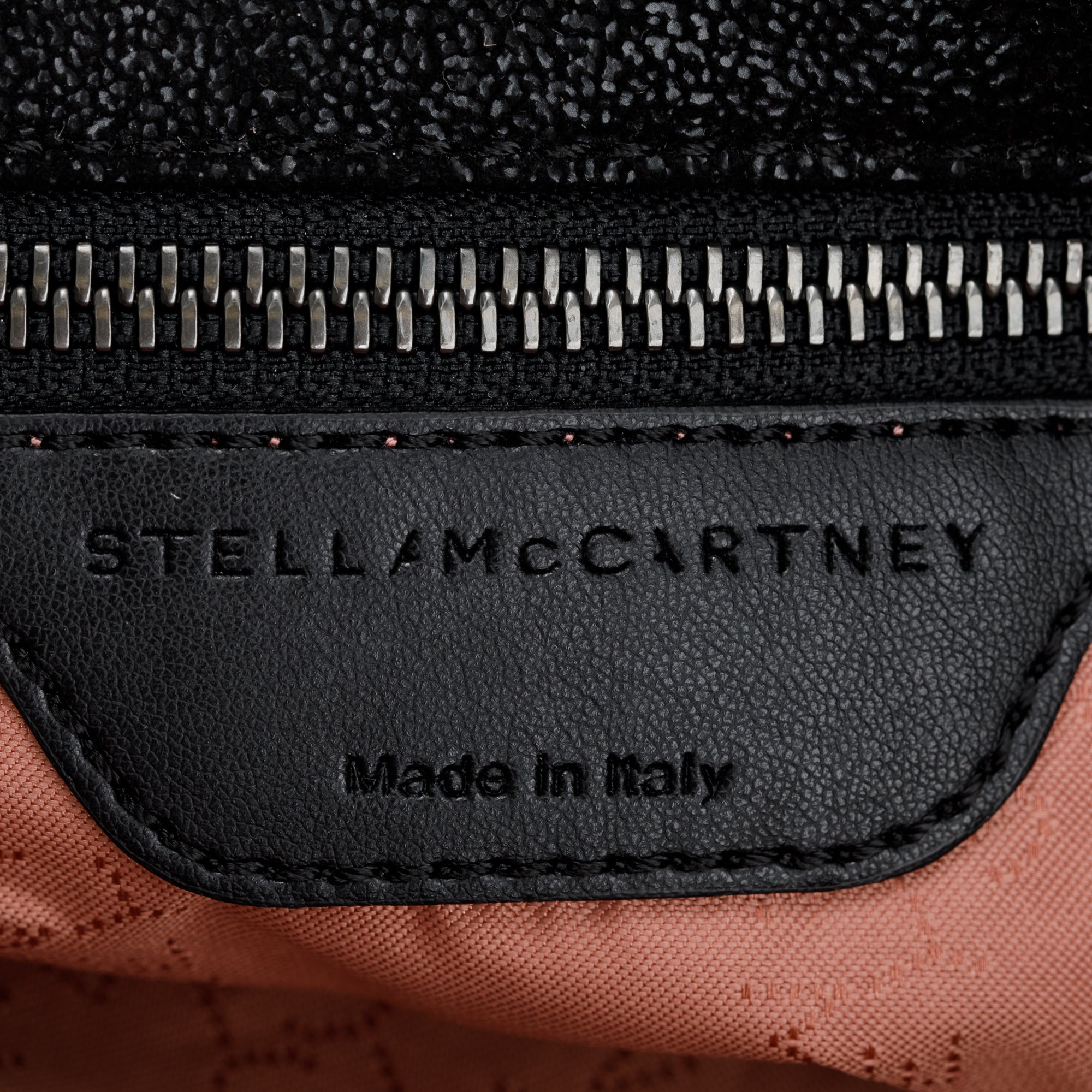 Stella McCartney Black Shaggy Deerskin Falabella Fold-Over Tote