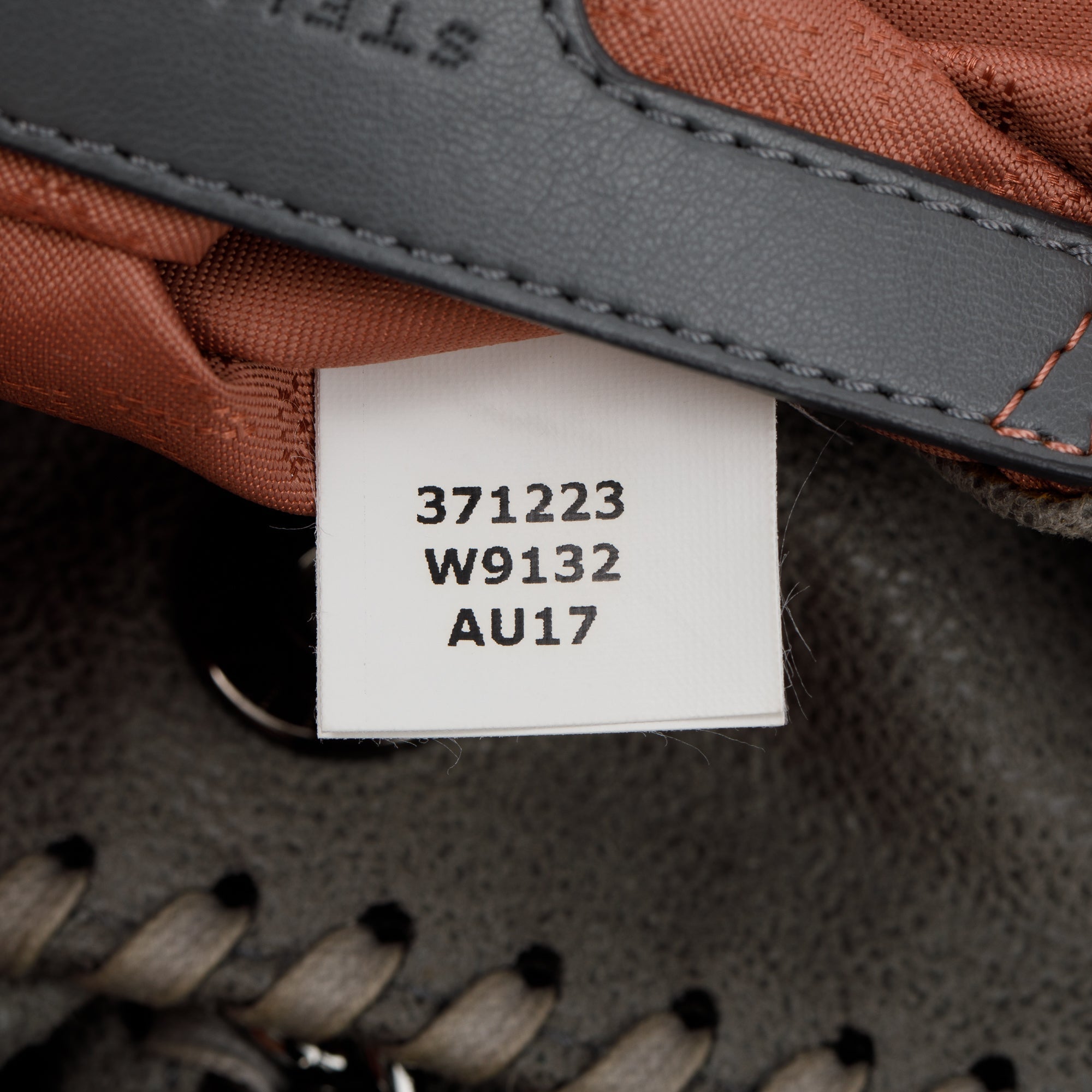 Stella McCartney Grey Shaggy Deer Mini Falabella Tote Bag