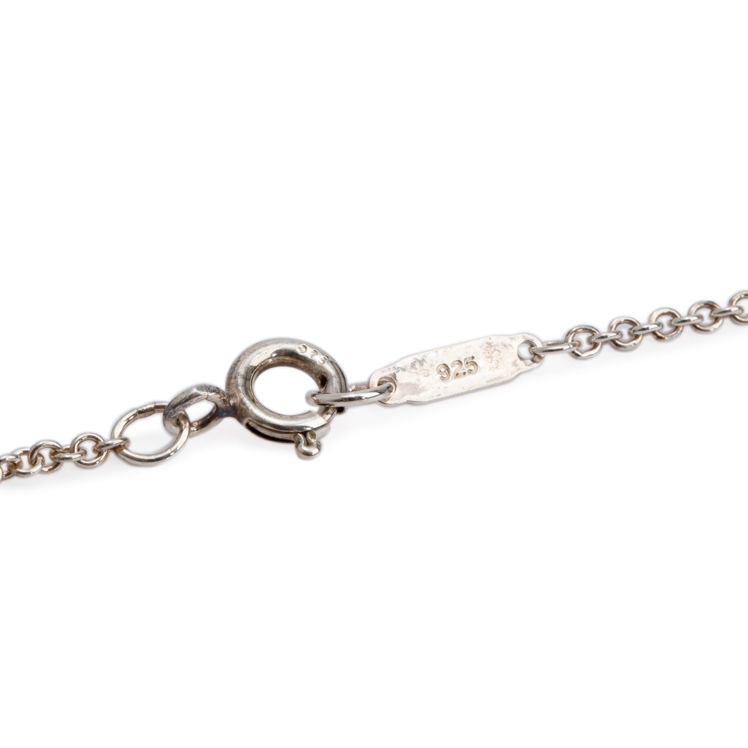 Tiffany & Co. Sterling Silver Concave Circle Pendant Necklace