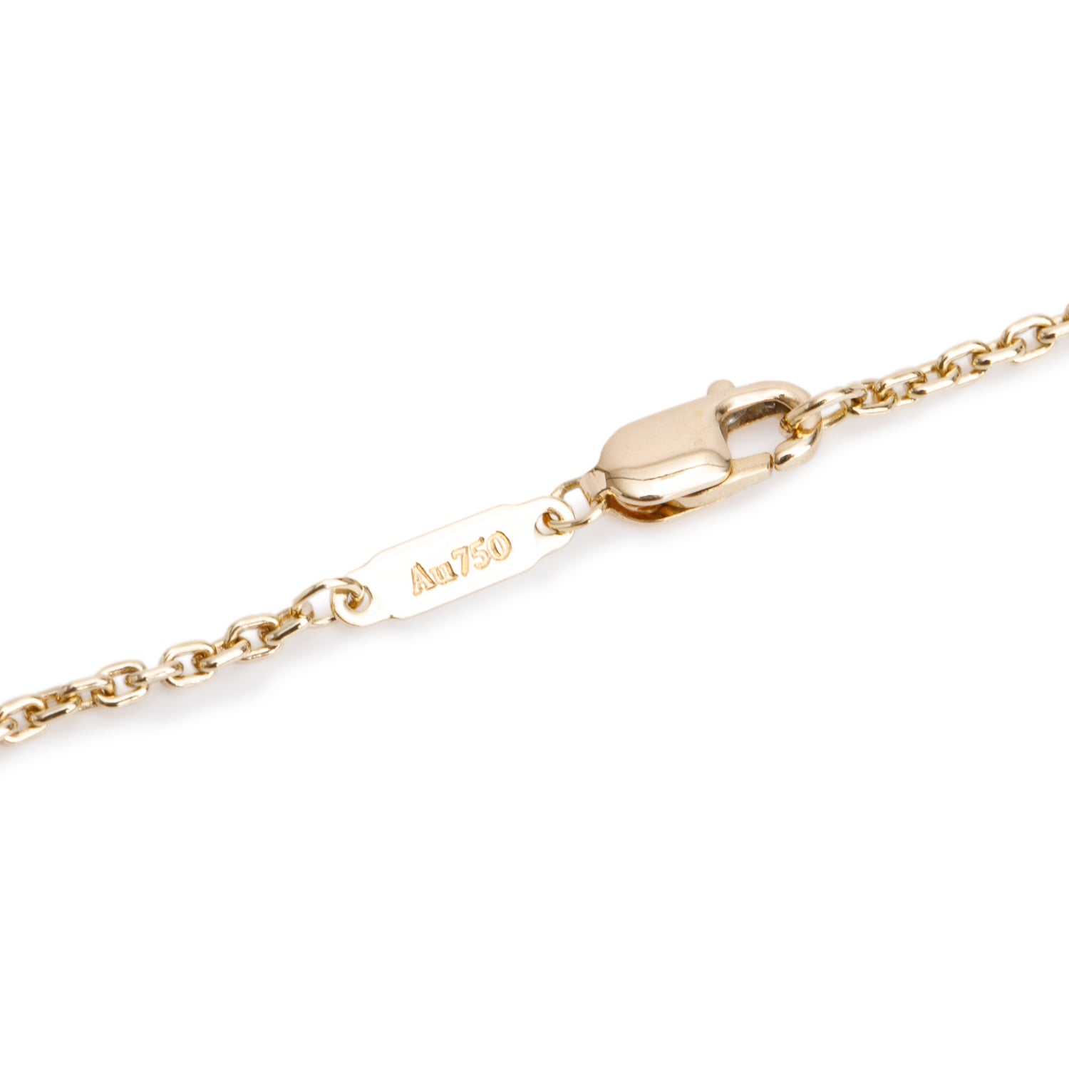 Tiffany & Co. 18k Yellow Gold Small Lock Pendant Necklace w/ Box