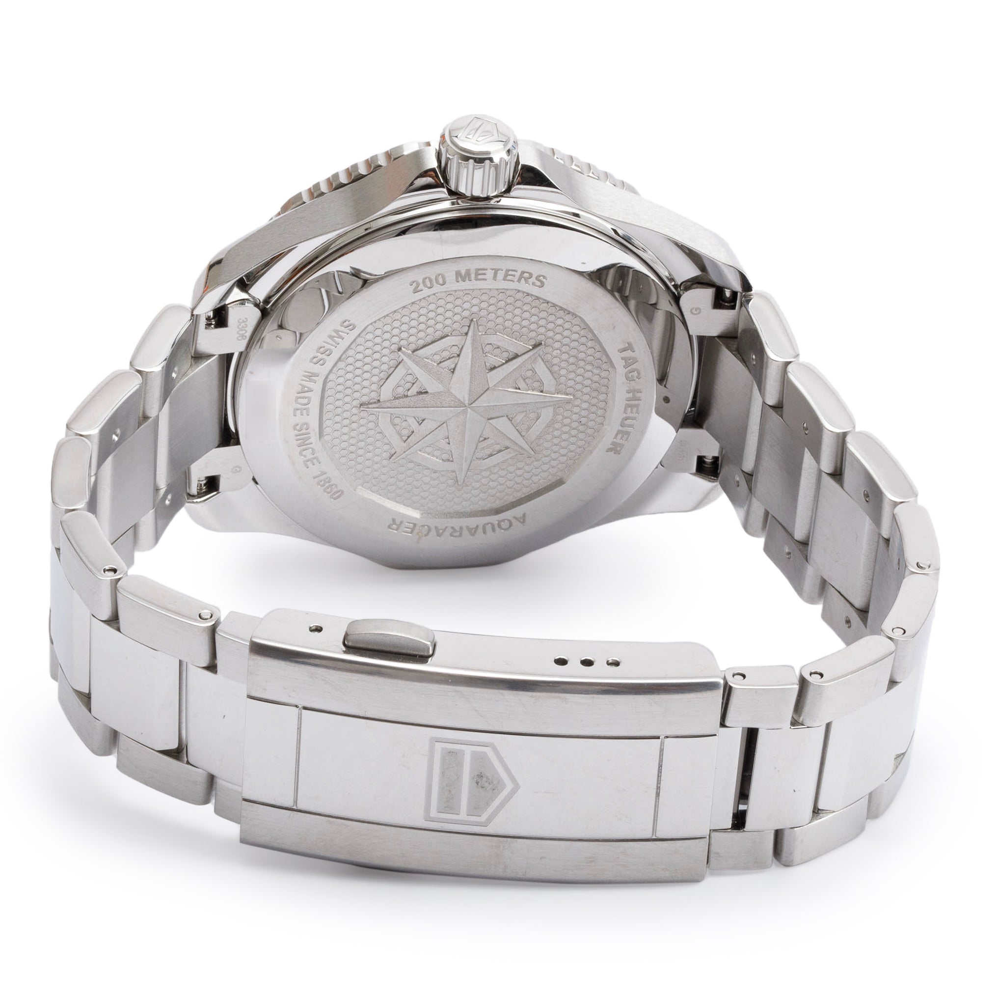 Tag Heuer 2023 Stainless Steel Aquaracer Professional 200 Meters 40 MM Automatic Watch WBP2110 w/ Box & Papers