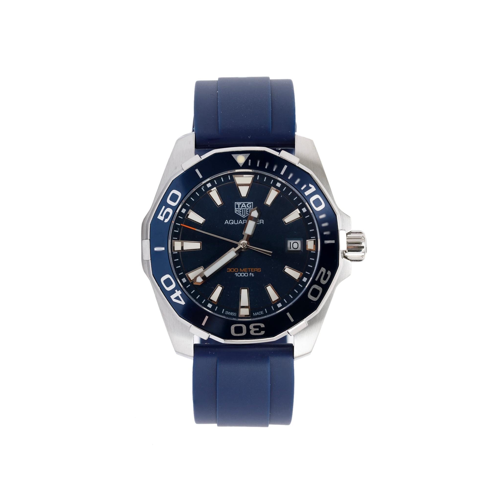 Tag Heuer Aquaracer 41 MM Watch w/ Box & Papers