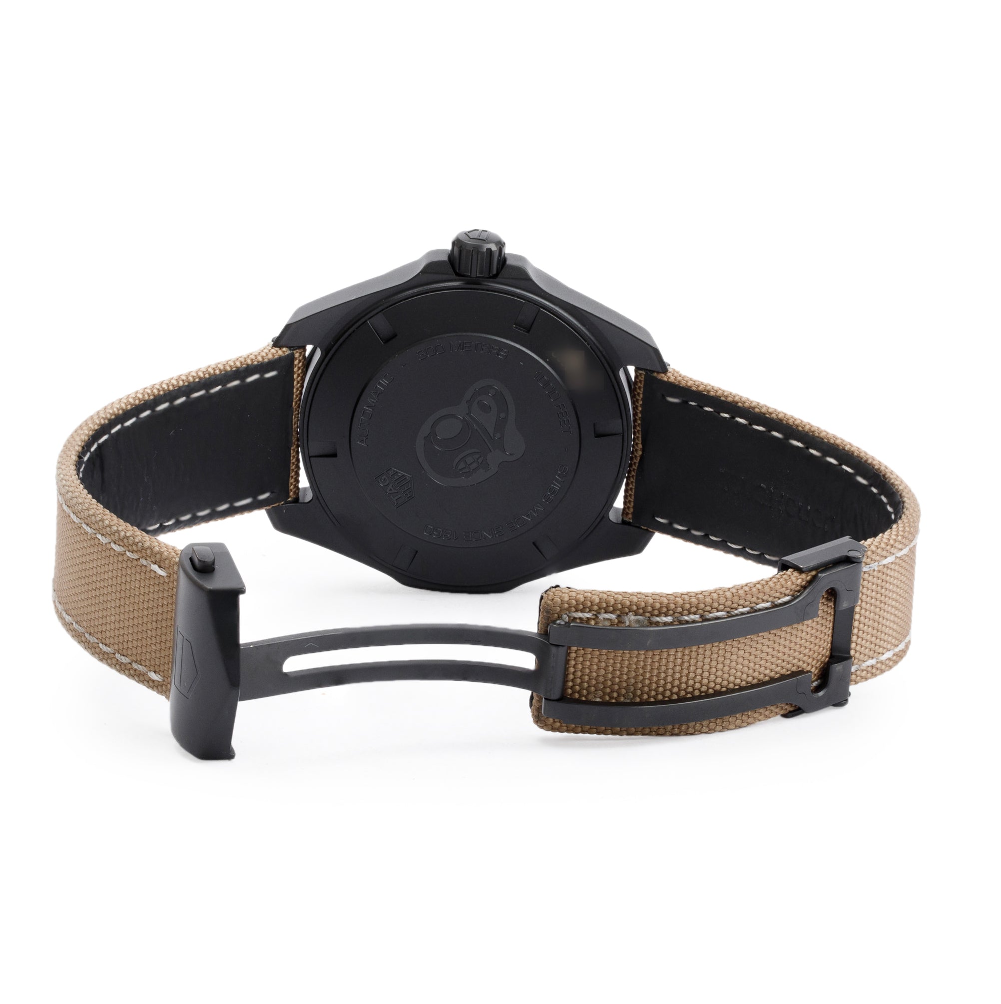 Tag Heuer Black Titanium Aquaracer 43 MM Automatic Watch WAY208C