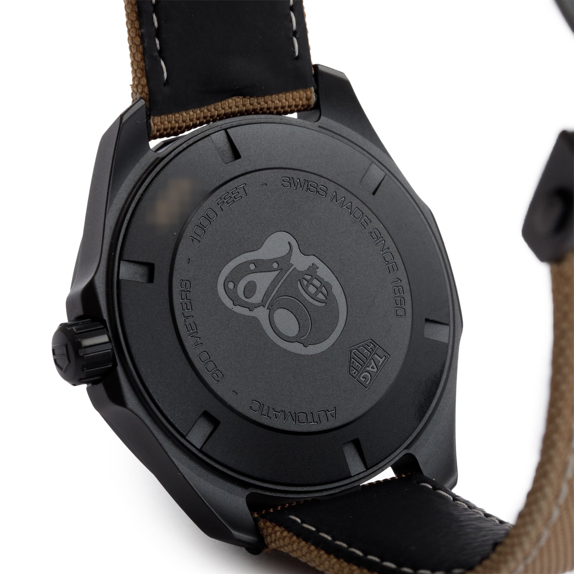 Tag Heuer Black Titanium Aquaracer 43 MM Automatic Watch WAY208C