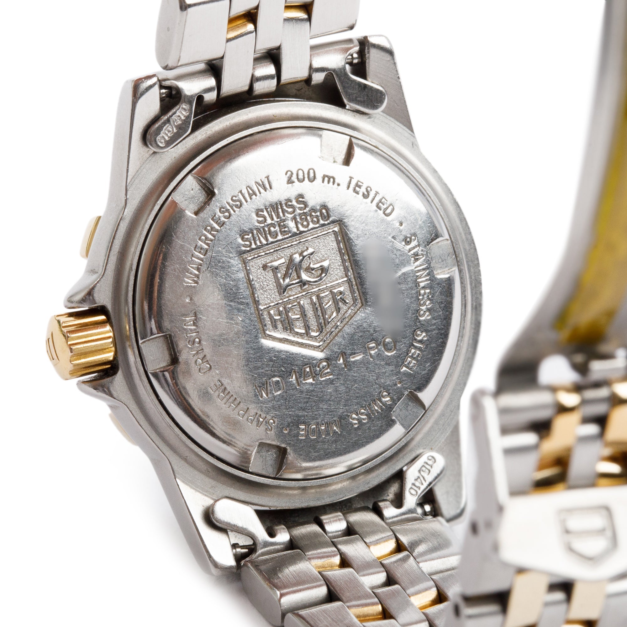 Tag Heuer Gold Plated & Stainless Steel 1500 Series Professional 28 MM Watch