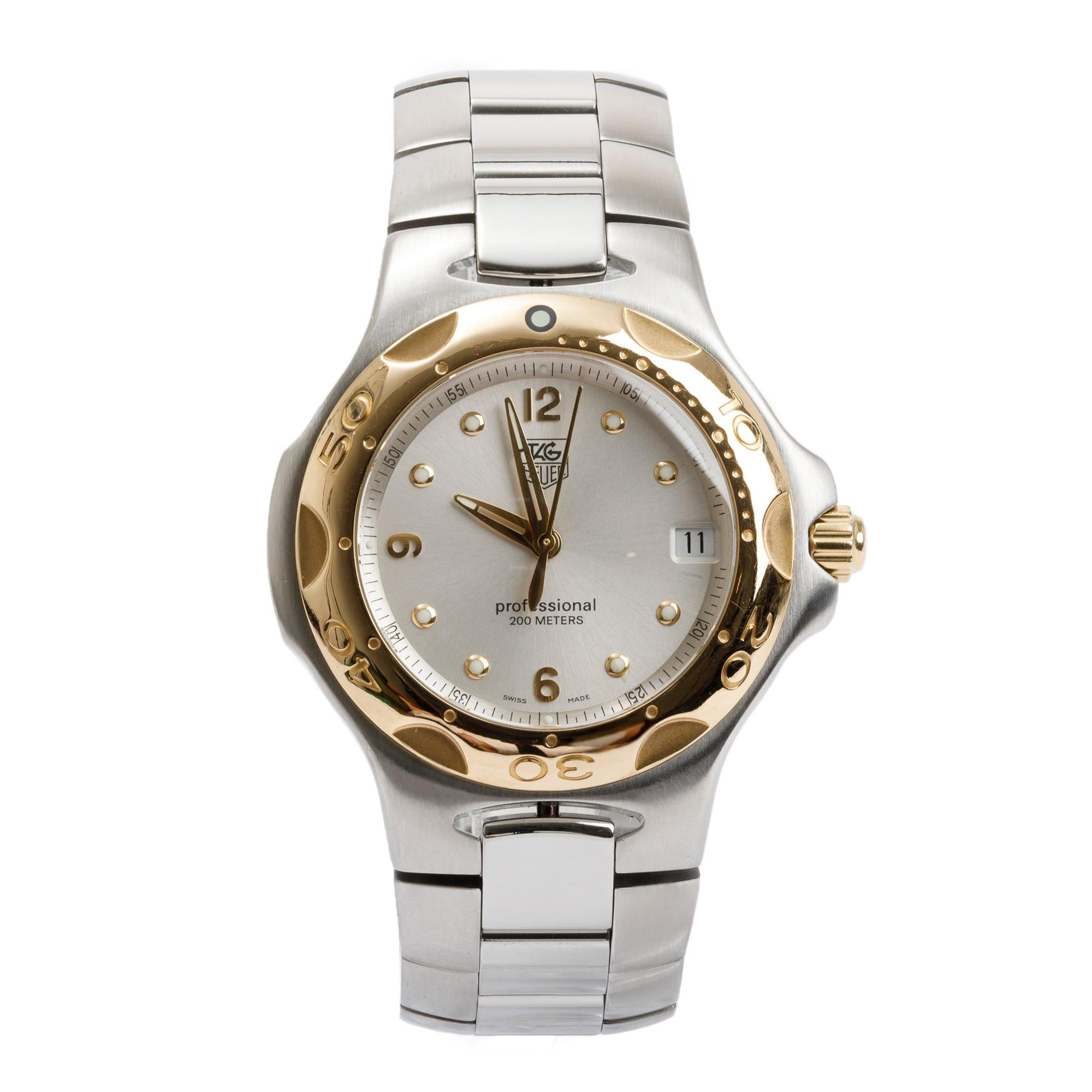 Tag Heuer Stainless Steel & 18k Yellow Gold Kirium 37 MM Watch