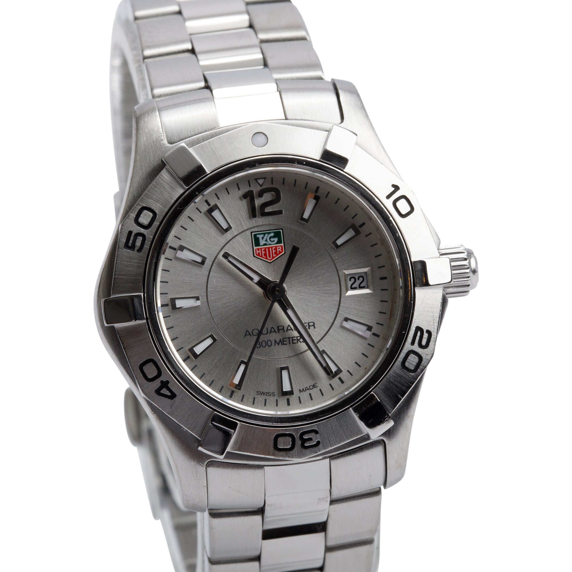 Tag Heuer Stainless Steel Aquaracer 27 MM Watch WAF1412