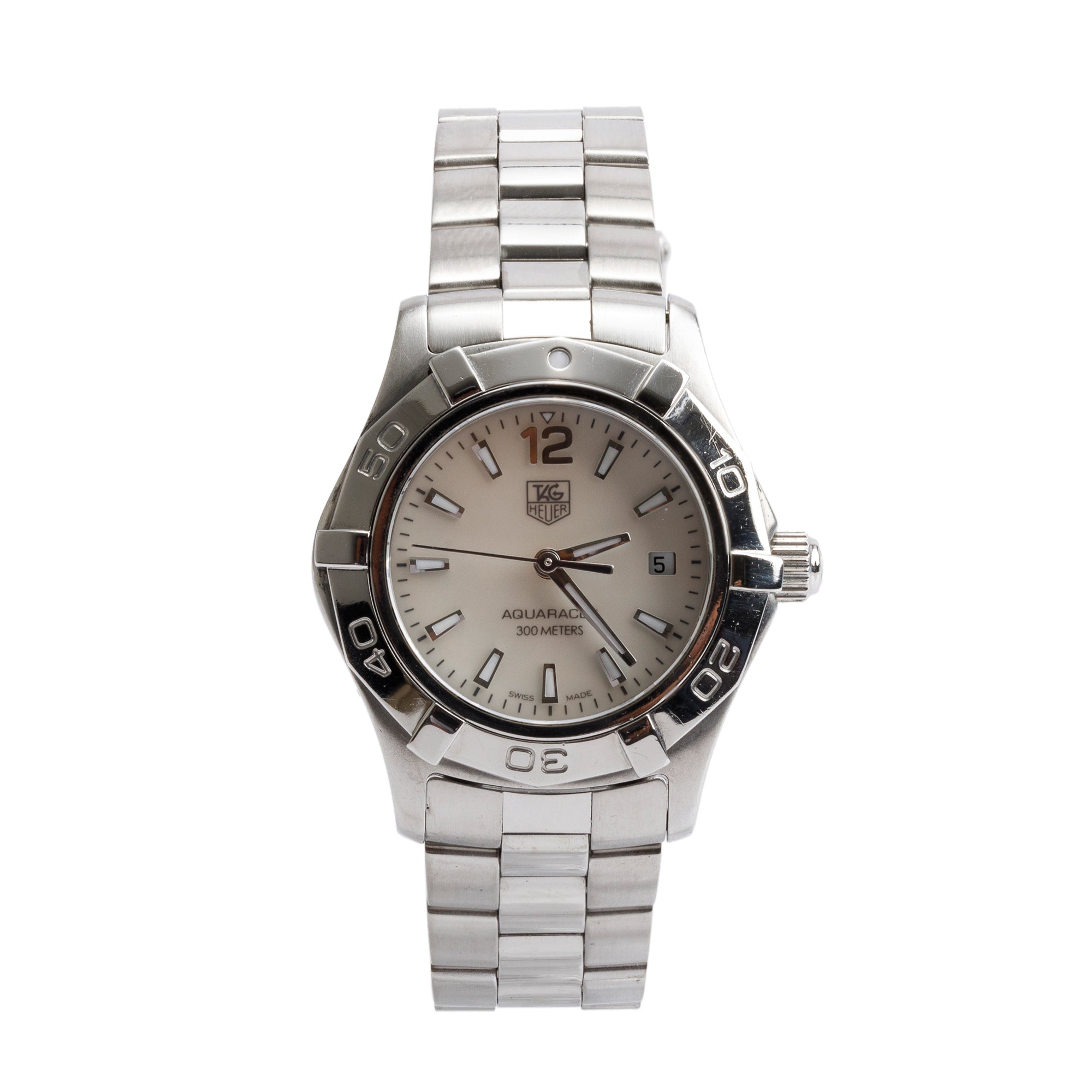 Tag Heuer Stainless Steel Aquaracer 27 MM Watch WAF1414