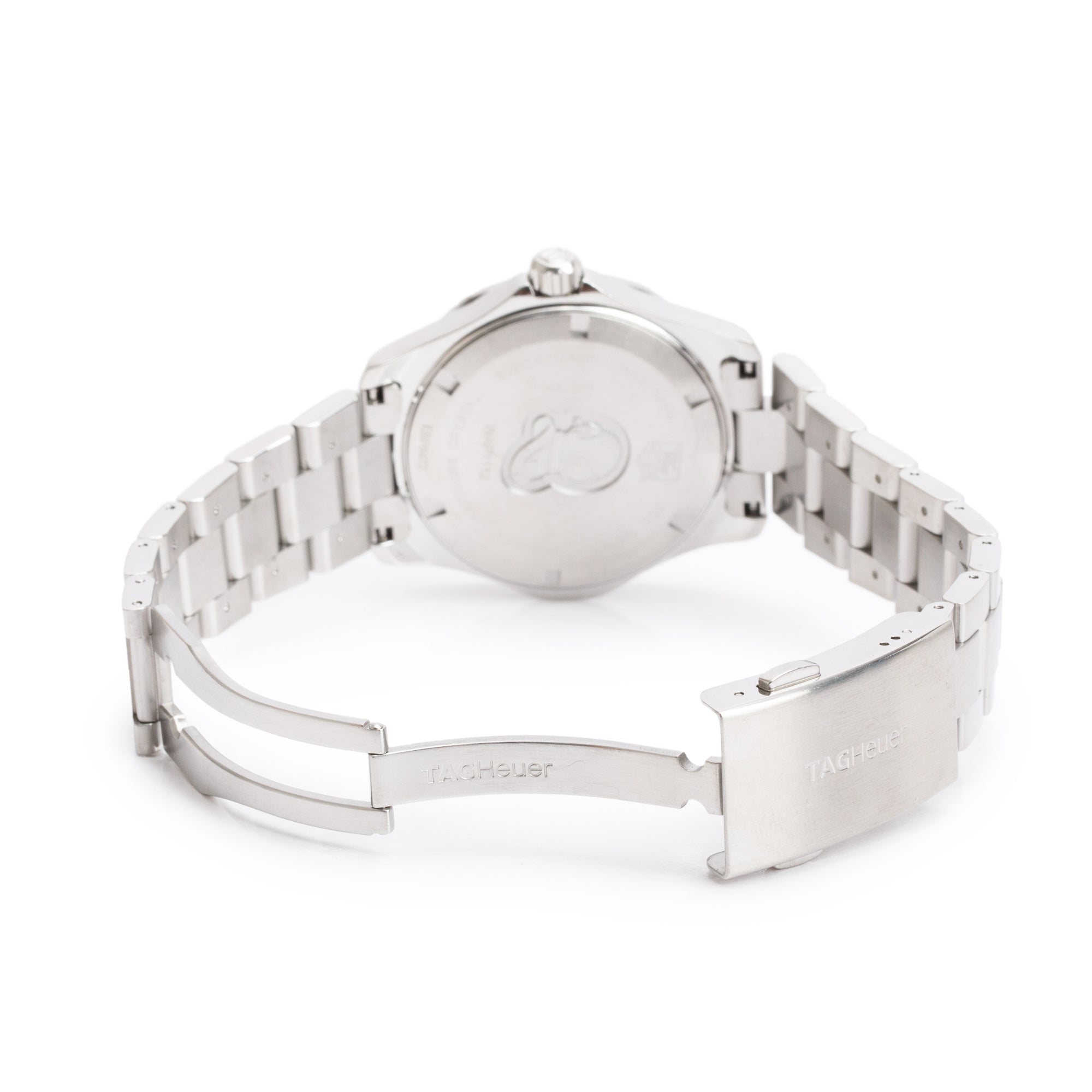 Tag Heuer Stainless Steel Aquaracer 39 MM Blue Dial Quartz Watch WAP1112